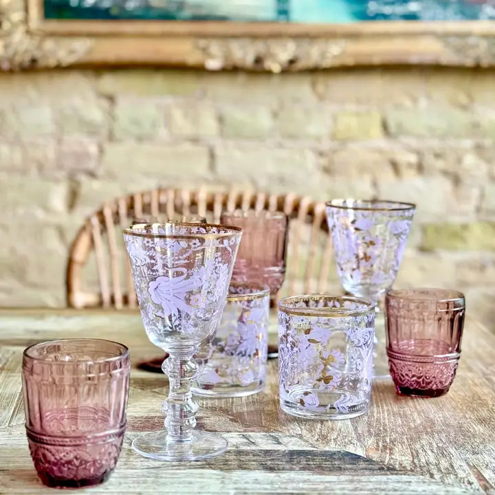 Lilac Tapestry Goblet