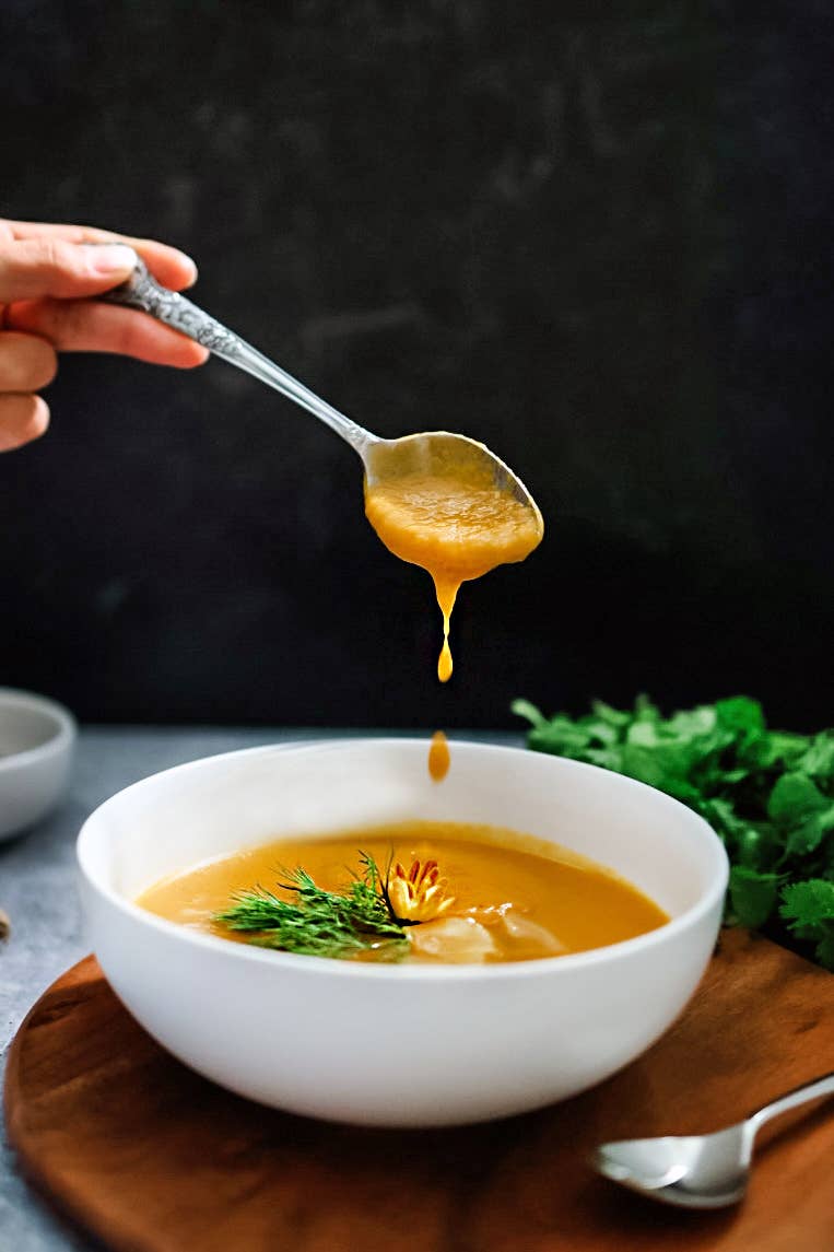 Carrot Ginger Dill Soup -16 Oz Plant Based & Gluten Free