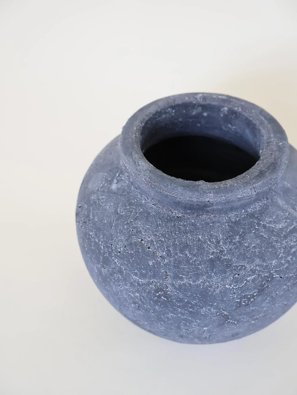 Organic Black Clay Vase