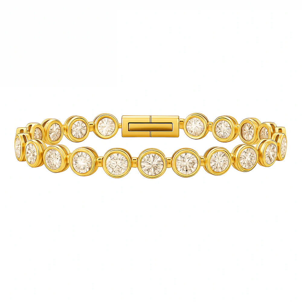 Caella Bezel Tennis Bracelet