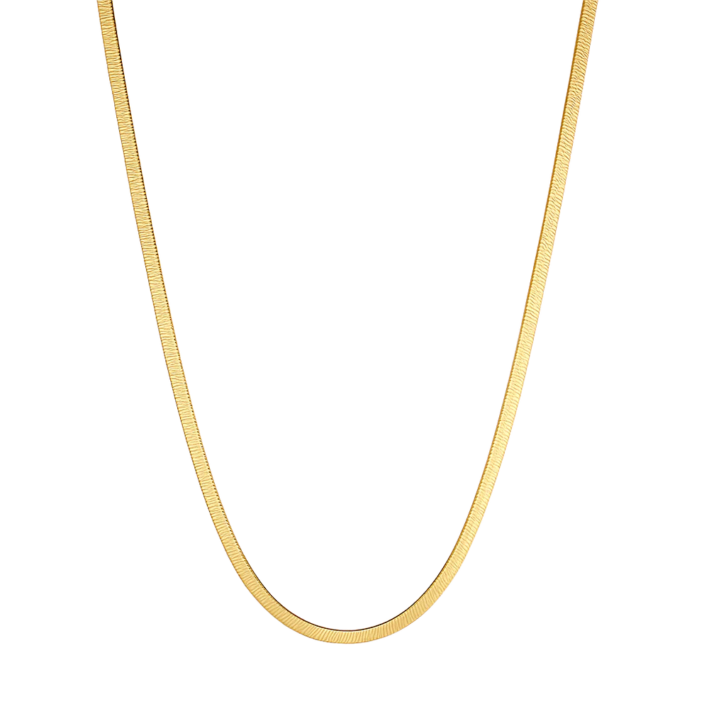Desi Herringbone Chain Necklace