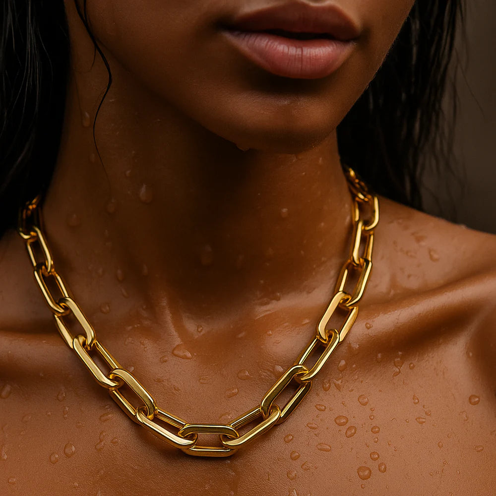 Gage Oversized Link Necklace