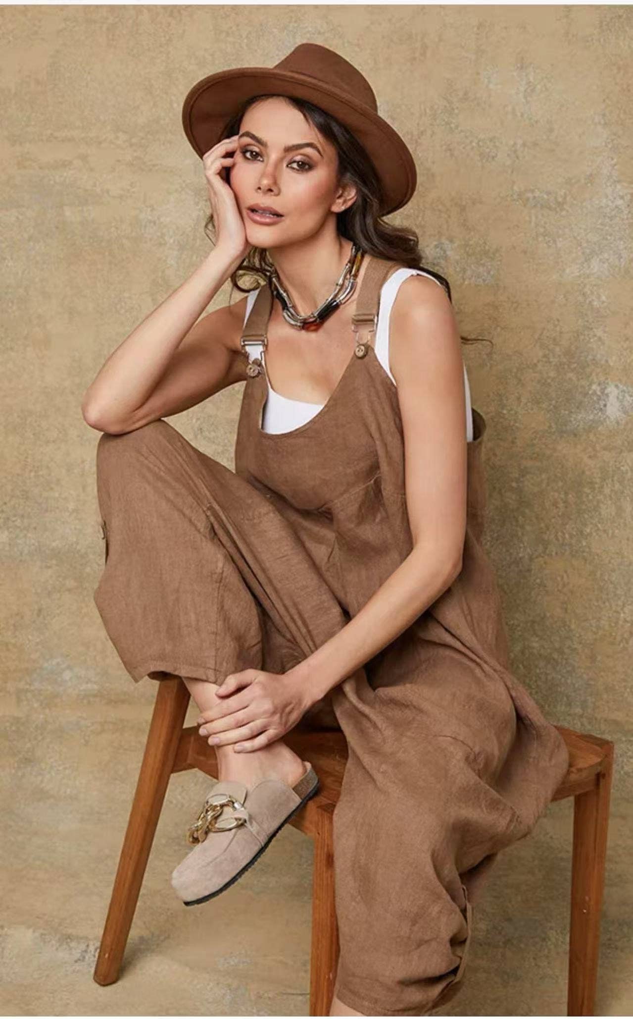 Provence Linen jumpsuit