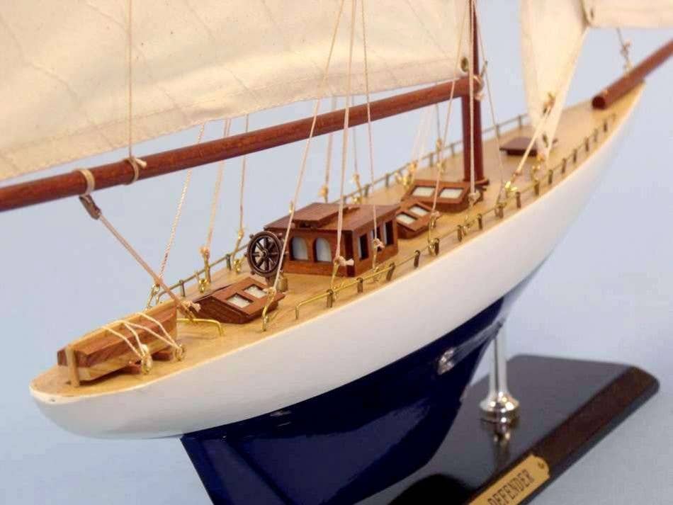 Defender Limited Model Sailboat 25"