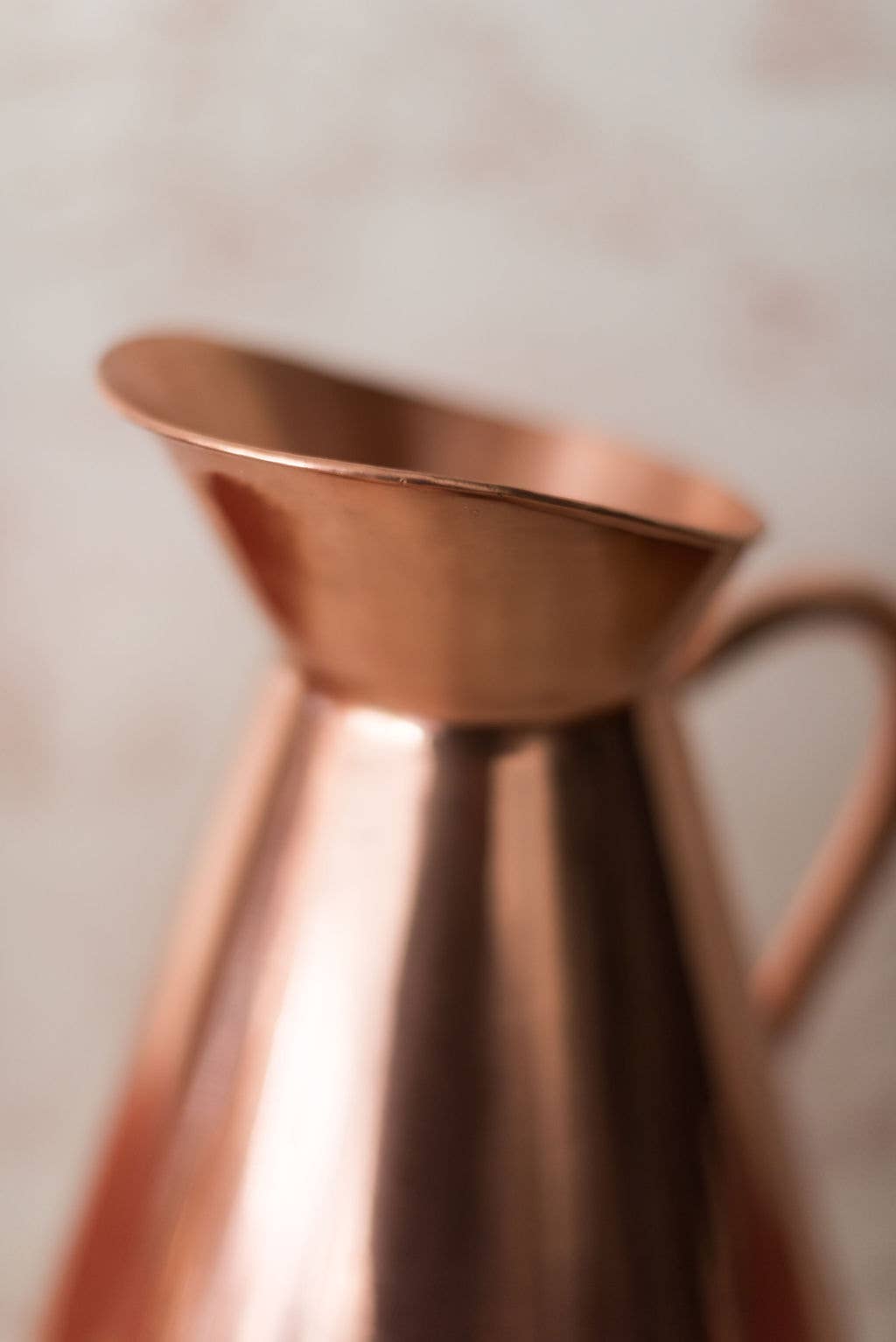 Large Copper haystack Heirloom pitcher
