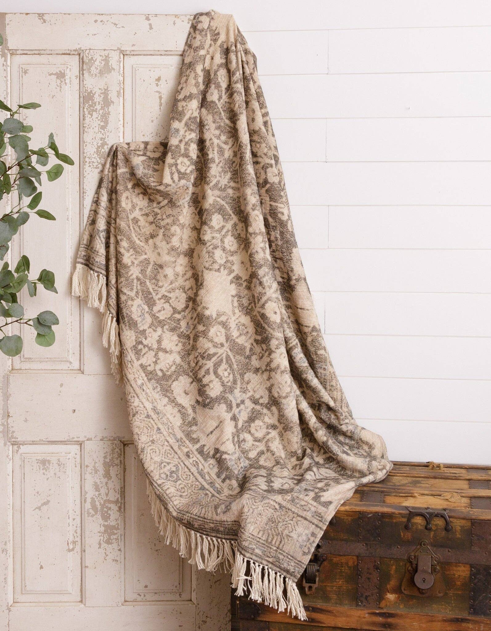 Antique Rug Slub Throw