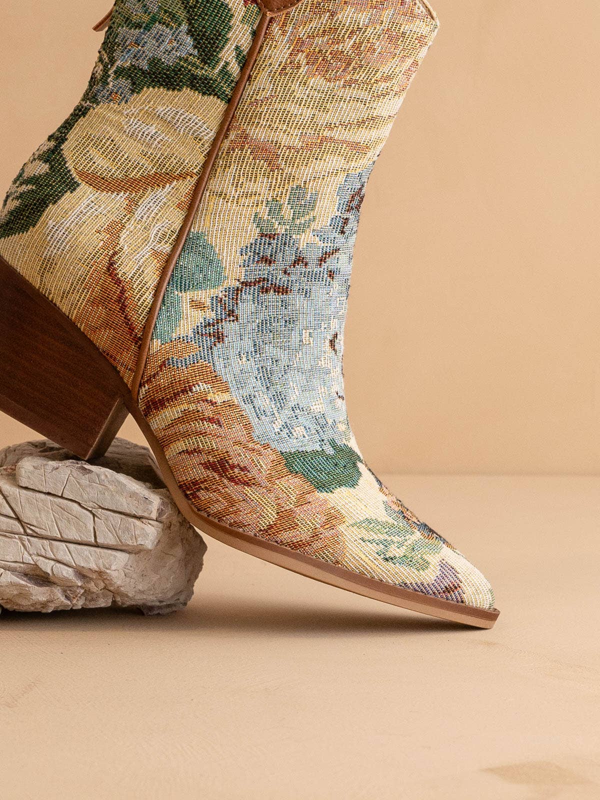 The Kaiya | Floral Tapestry Boot