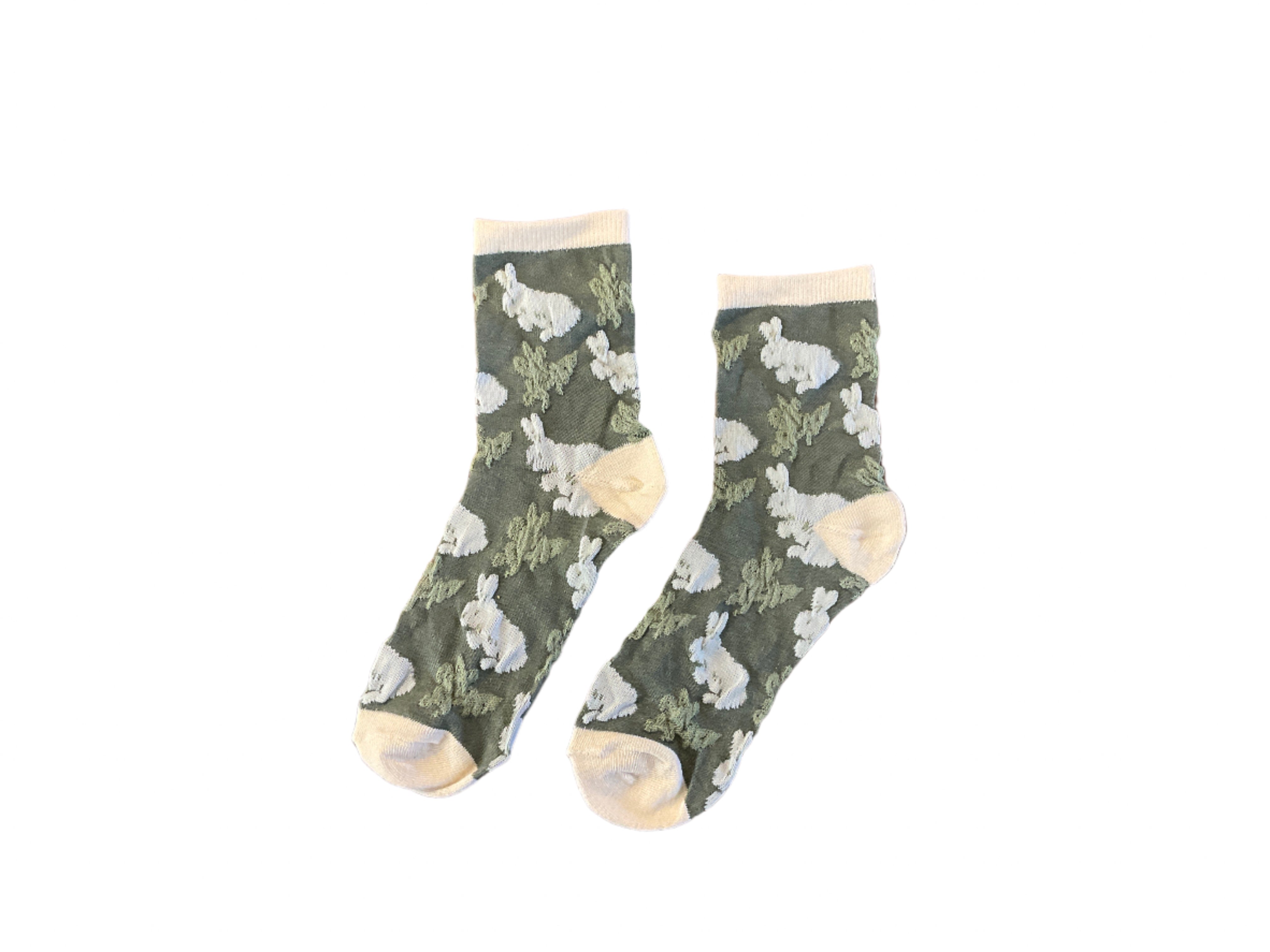 Vintage Floral Print Socks