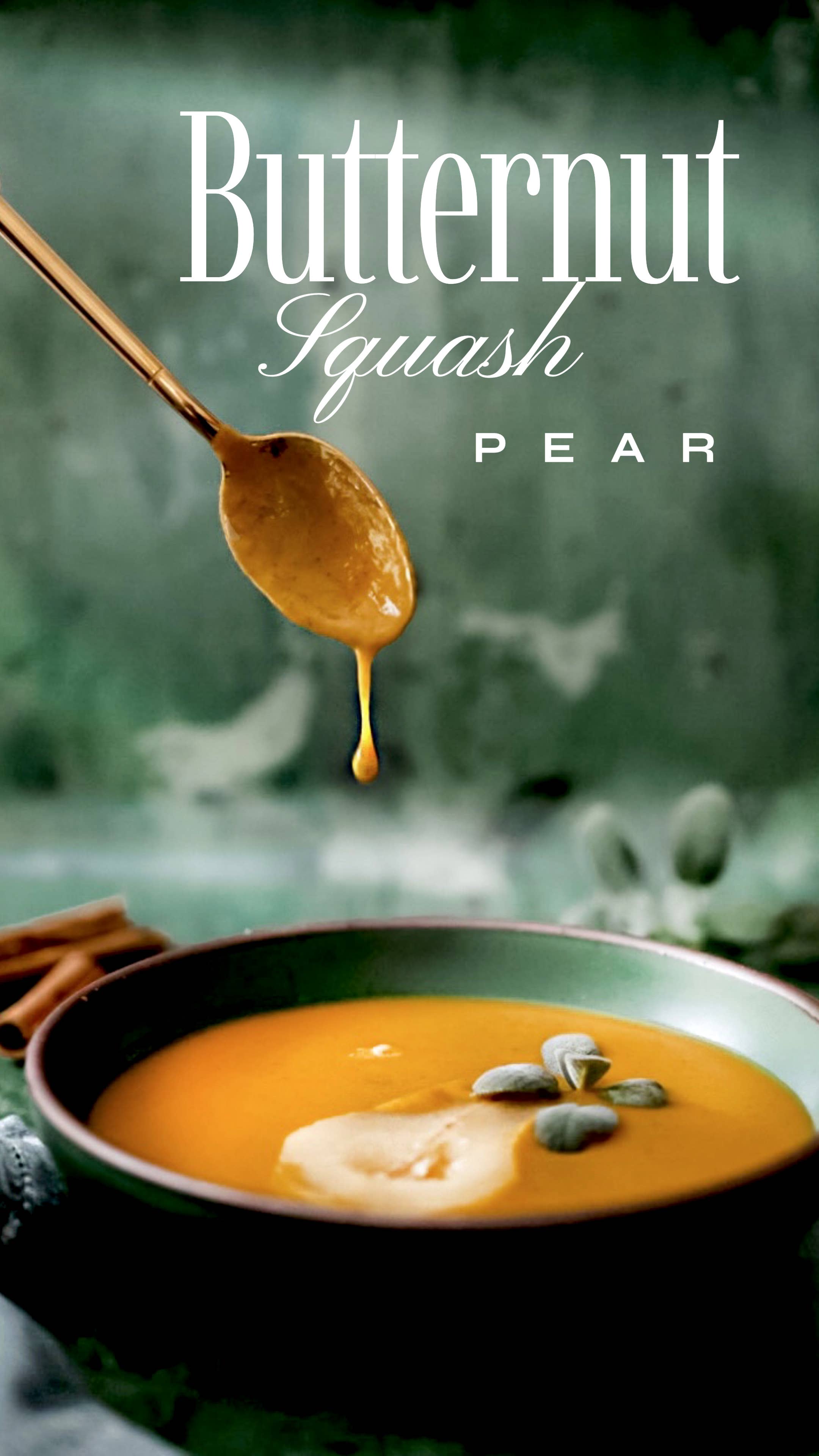Butternut Squash Pear Soup 32 oz Plant Based & Gluten Free