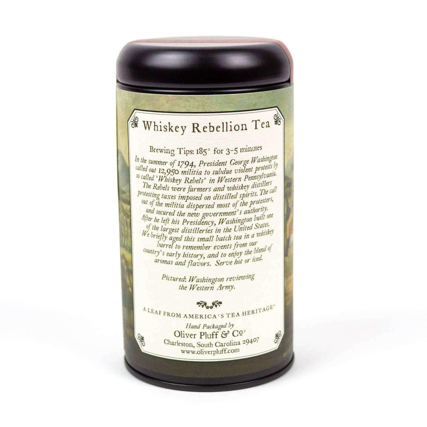 Whiskey Rebellion Commemorative Tea Tin