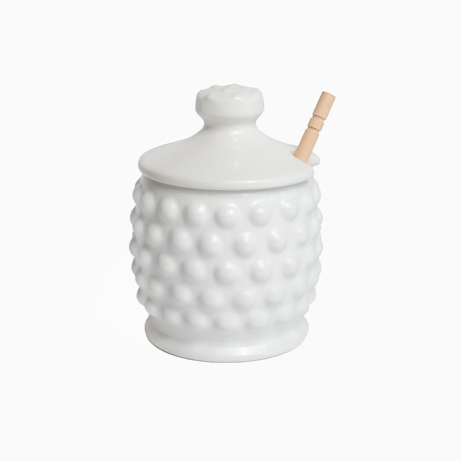 Hobnail Honey Jar