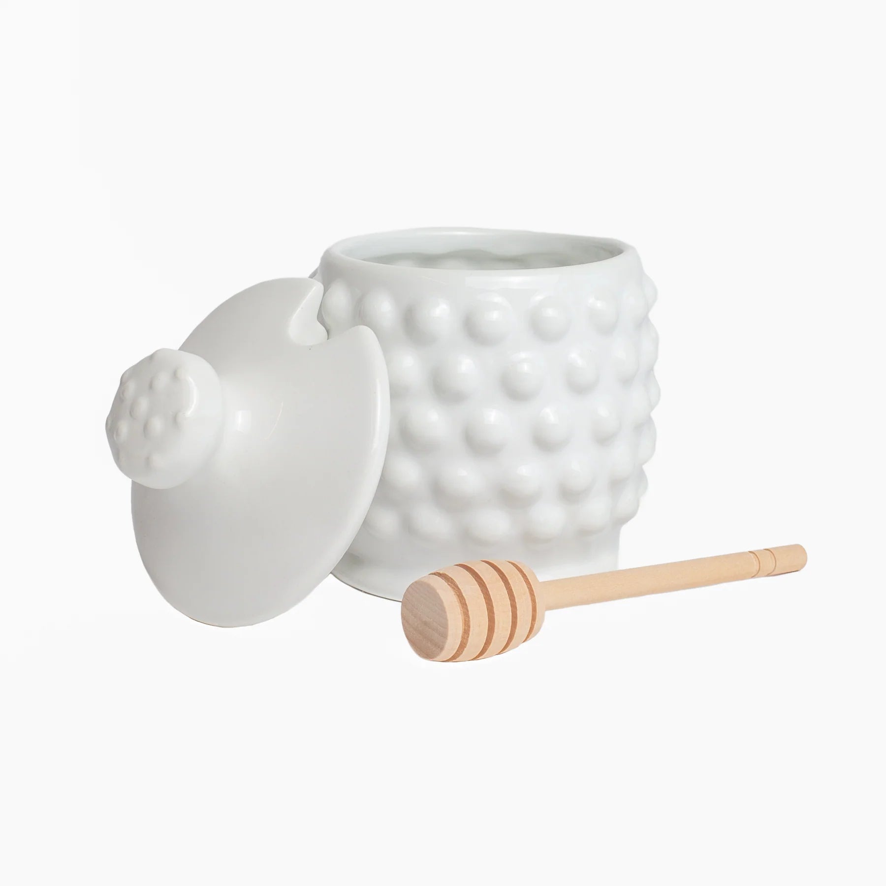 Hobnail Honey Jar