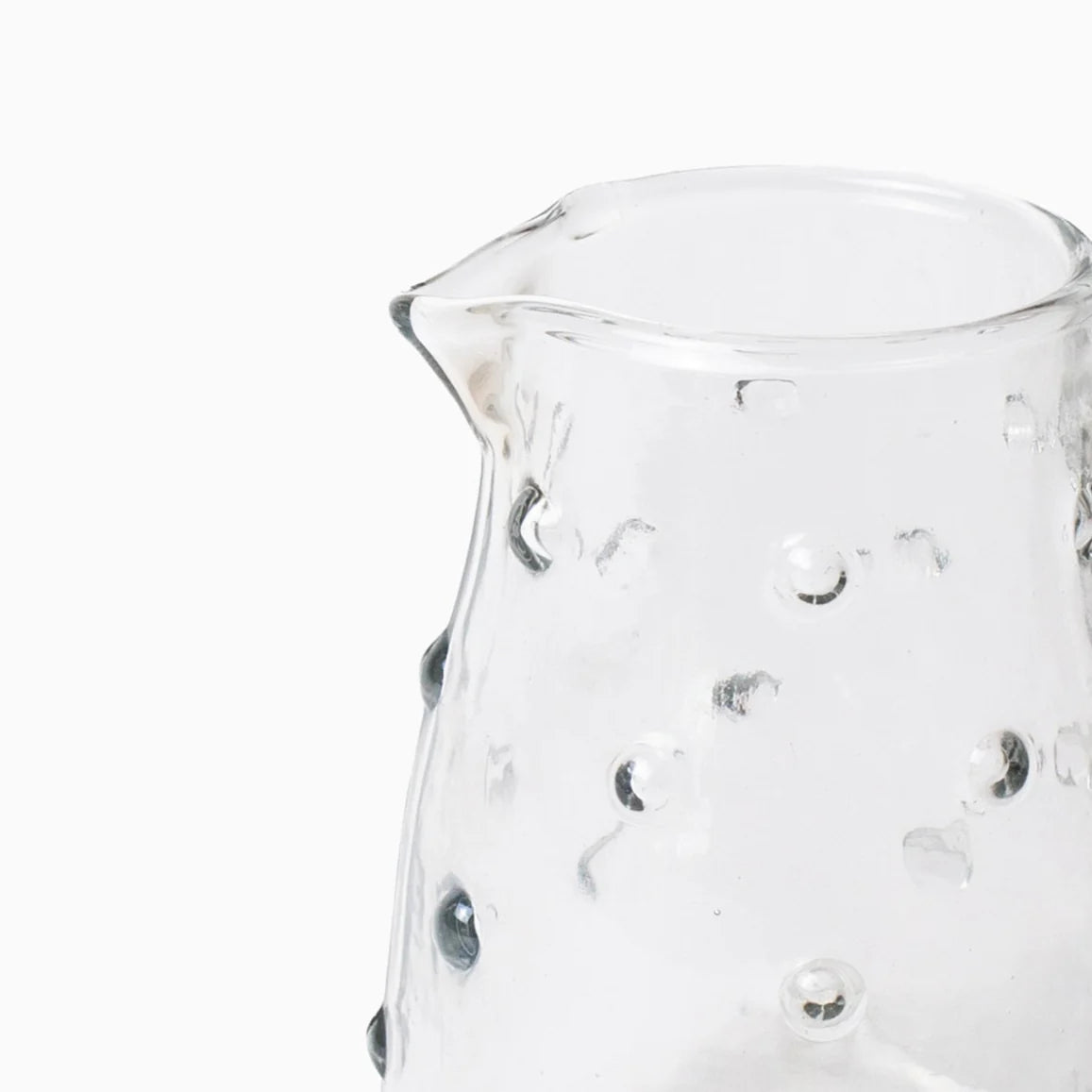 Glass Hobnail Creamer