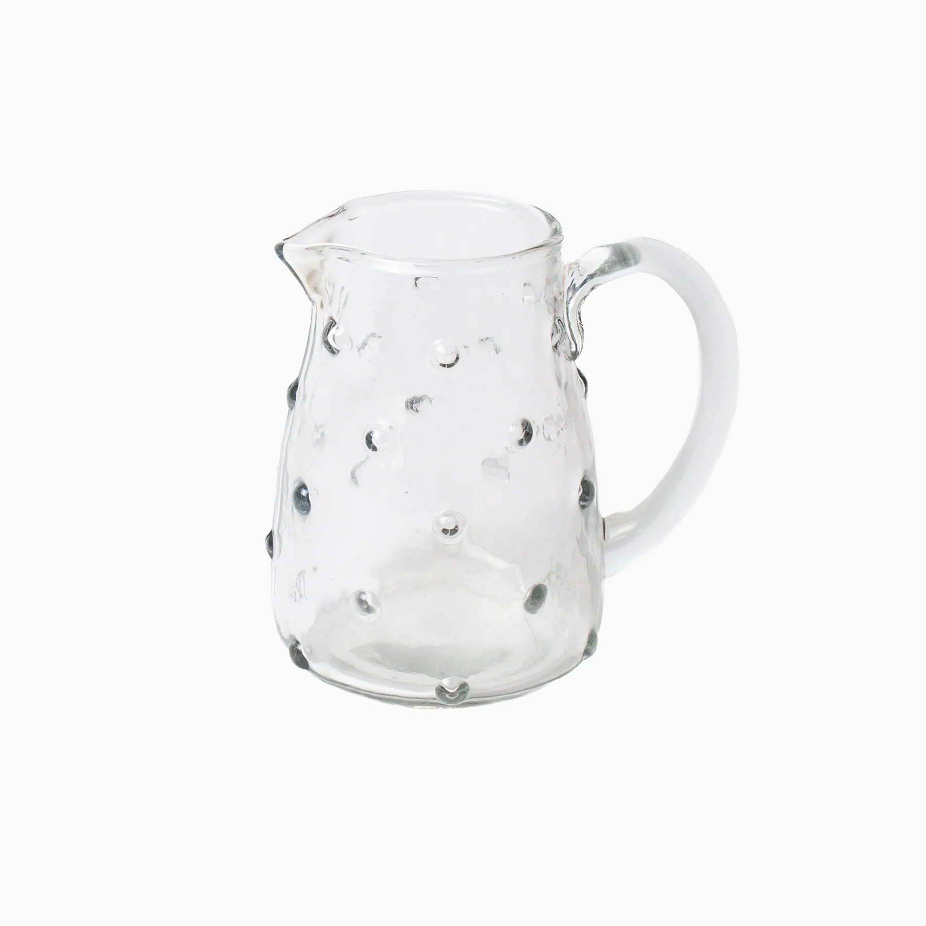 Glass Hobnail Creamer