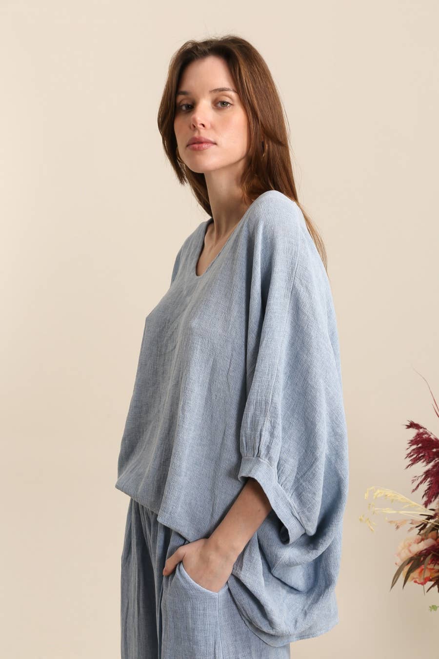 Paris Linen blouse