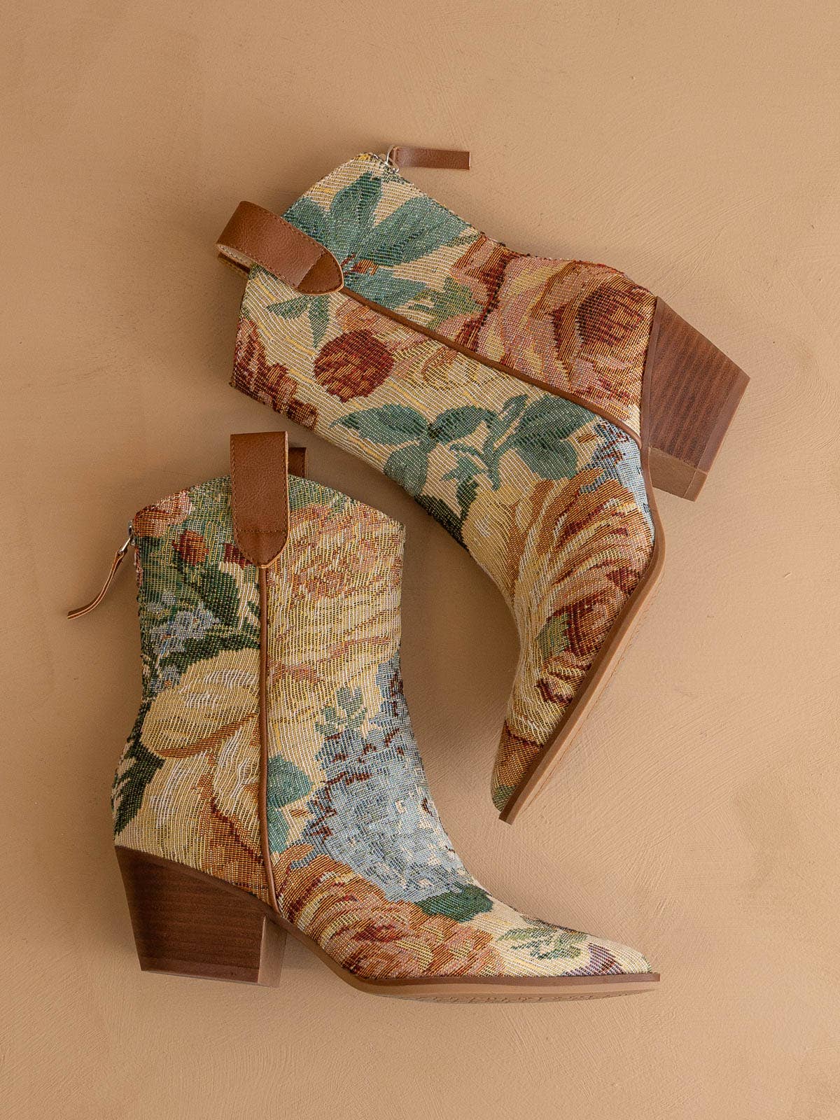 The Kaiya | Floral Tapestry Boot