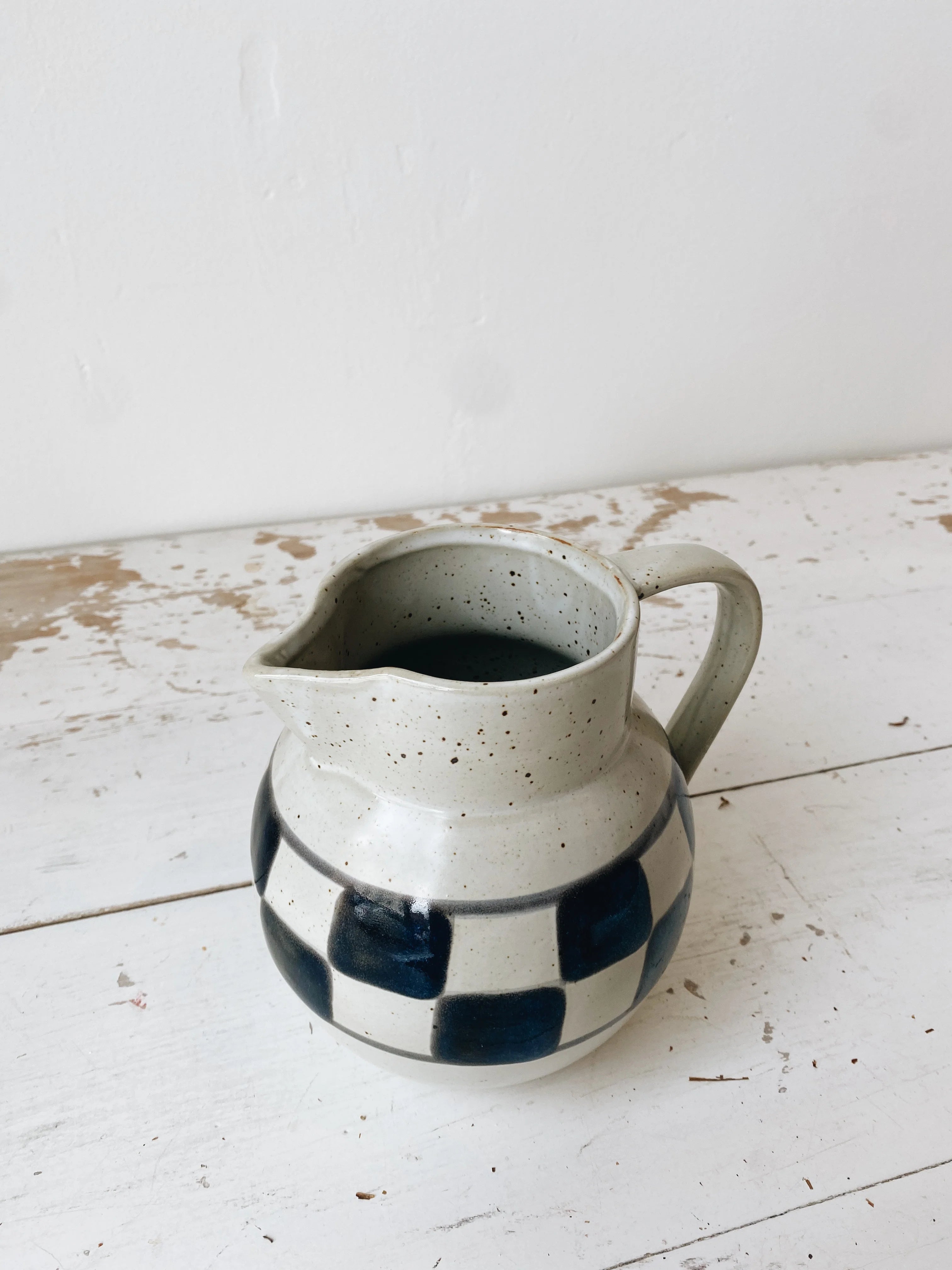 Checkered Pitcher