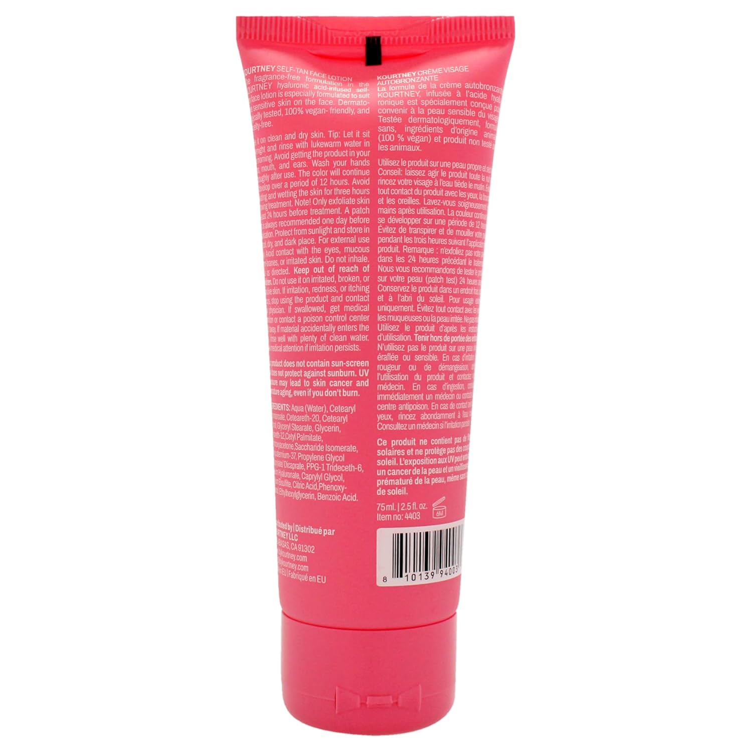 KOURTNEY Gradual Face Tanning Lotion