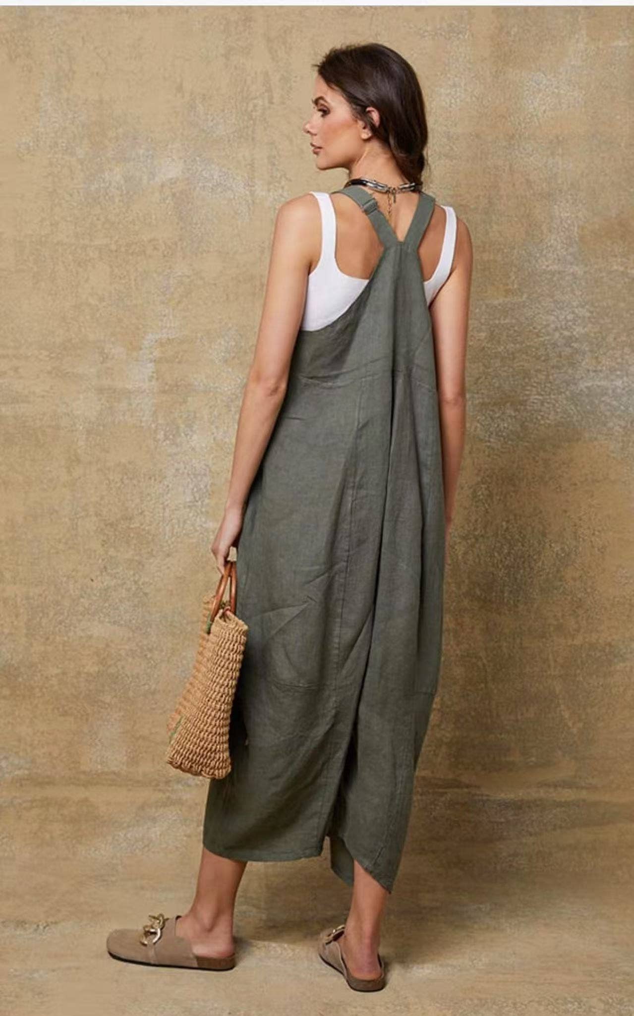 Provence Linen jumpsuit