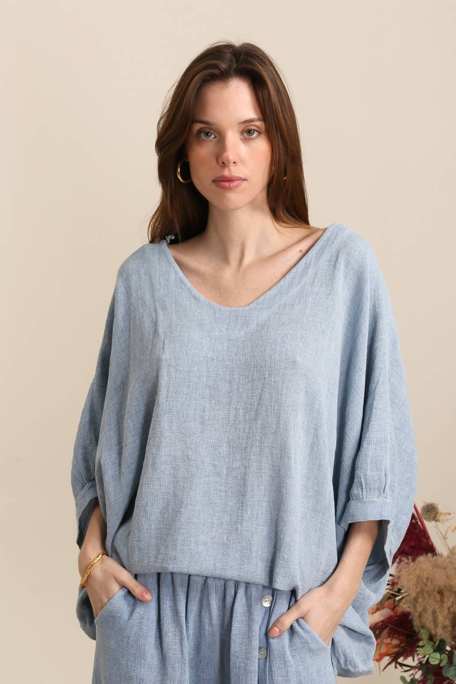 Paris Linen blouse