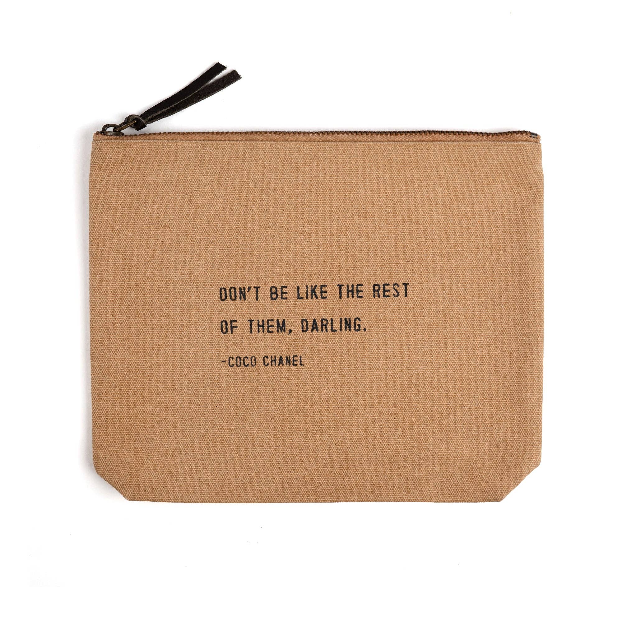Canvas Zip Bag
