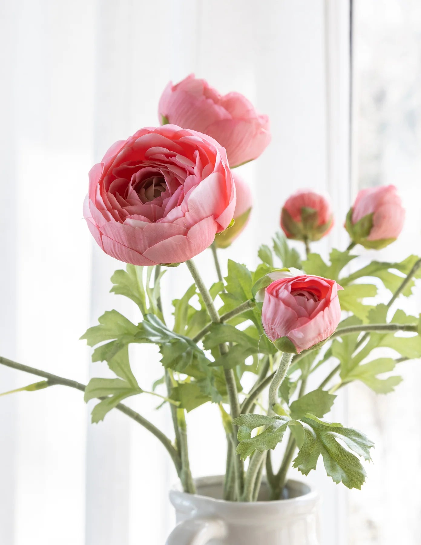 Real Touch Ranunculus Stem