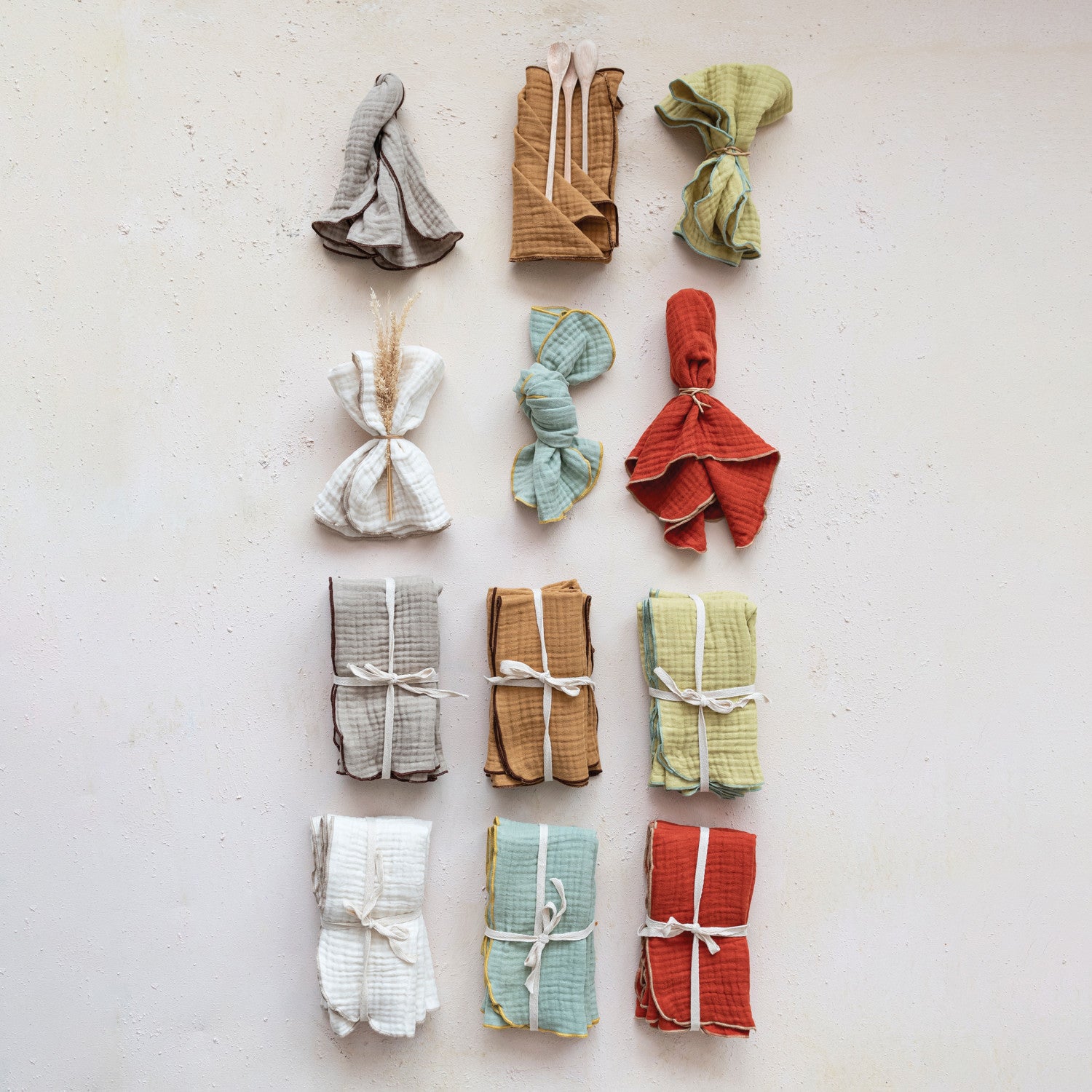 Napkins w/ Stitched Edge