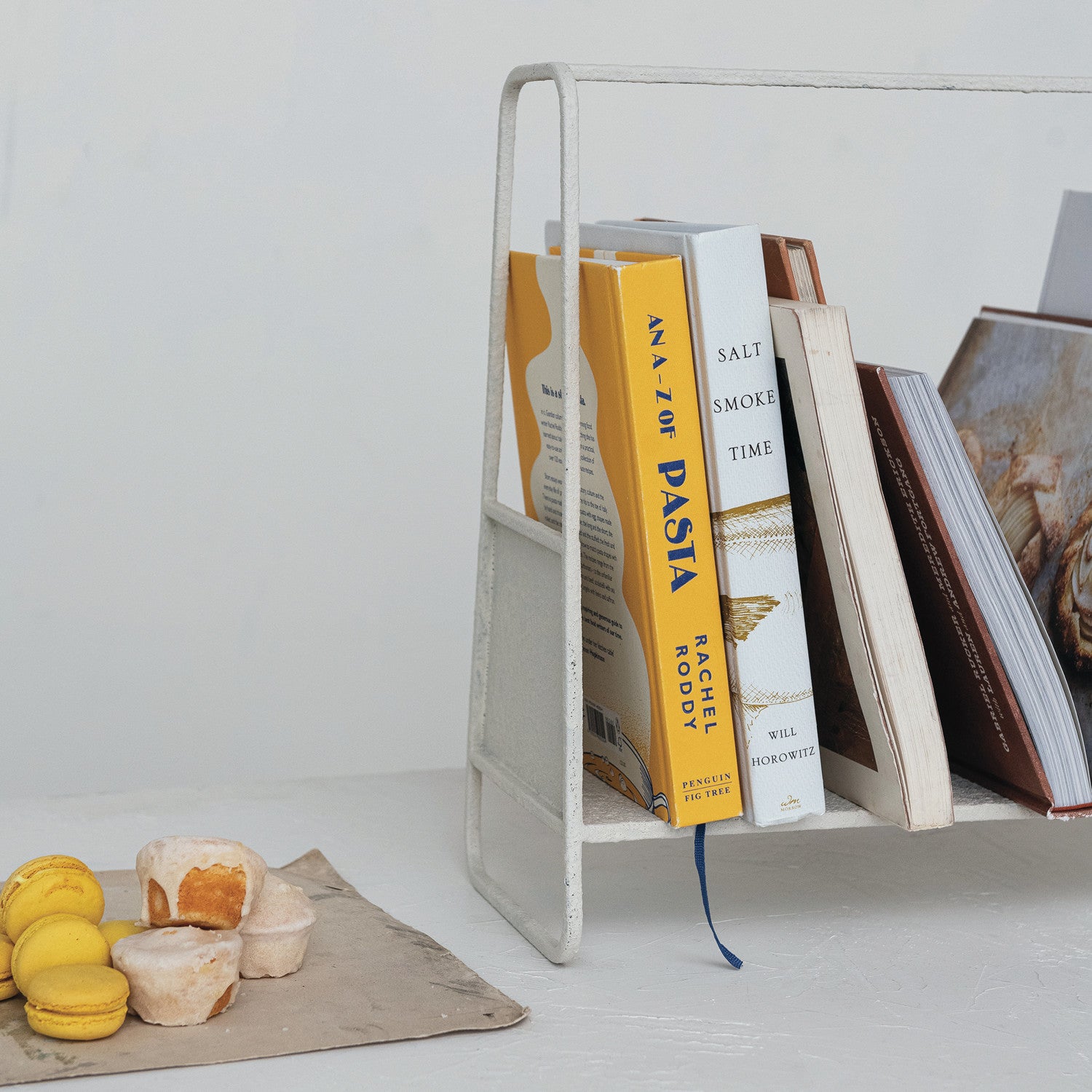 Cream Metal Rack