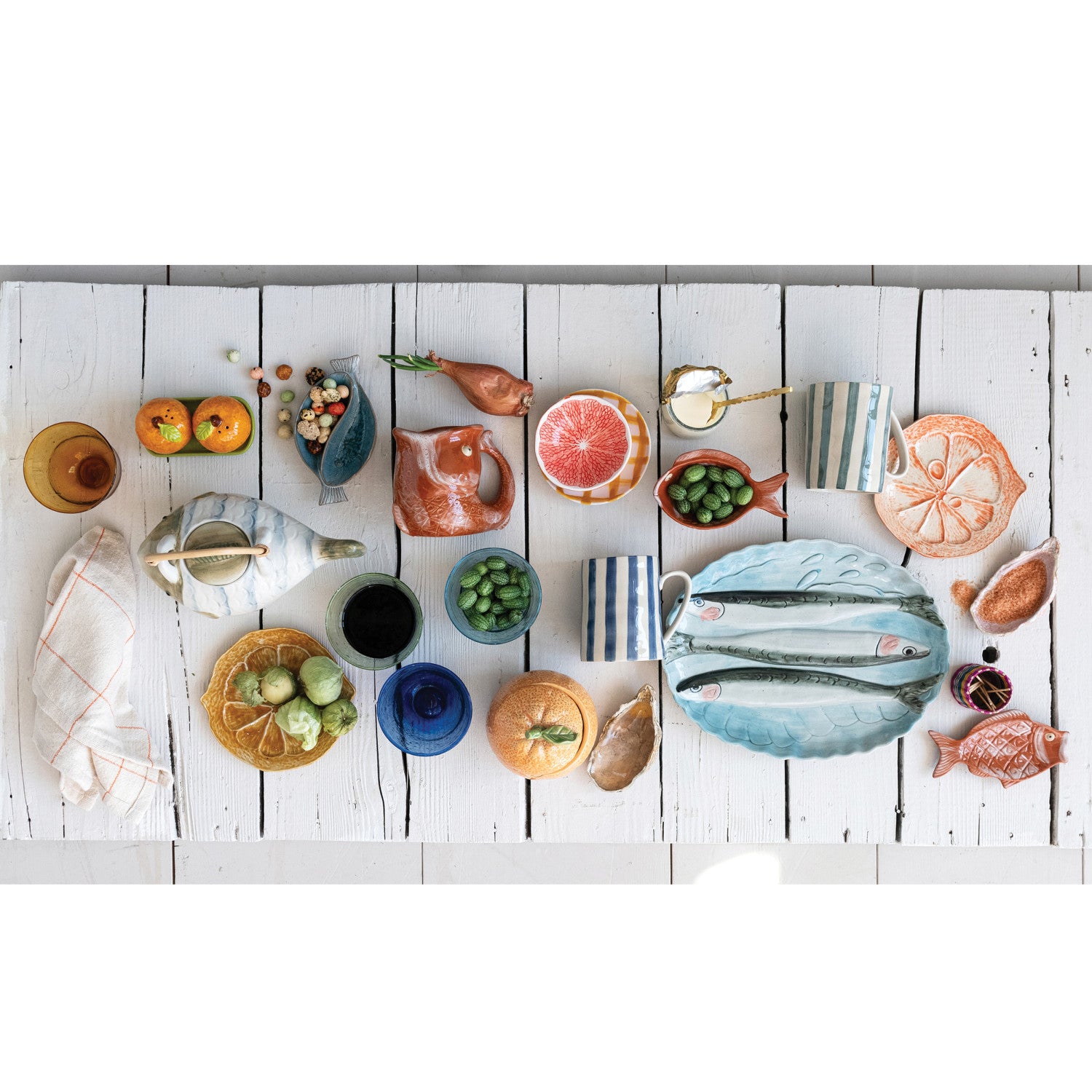 Oval Scalloped Plate