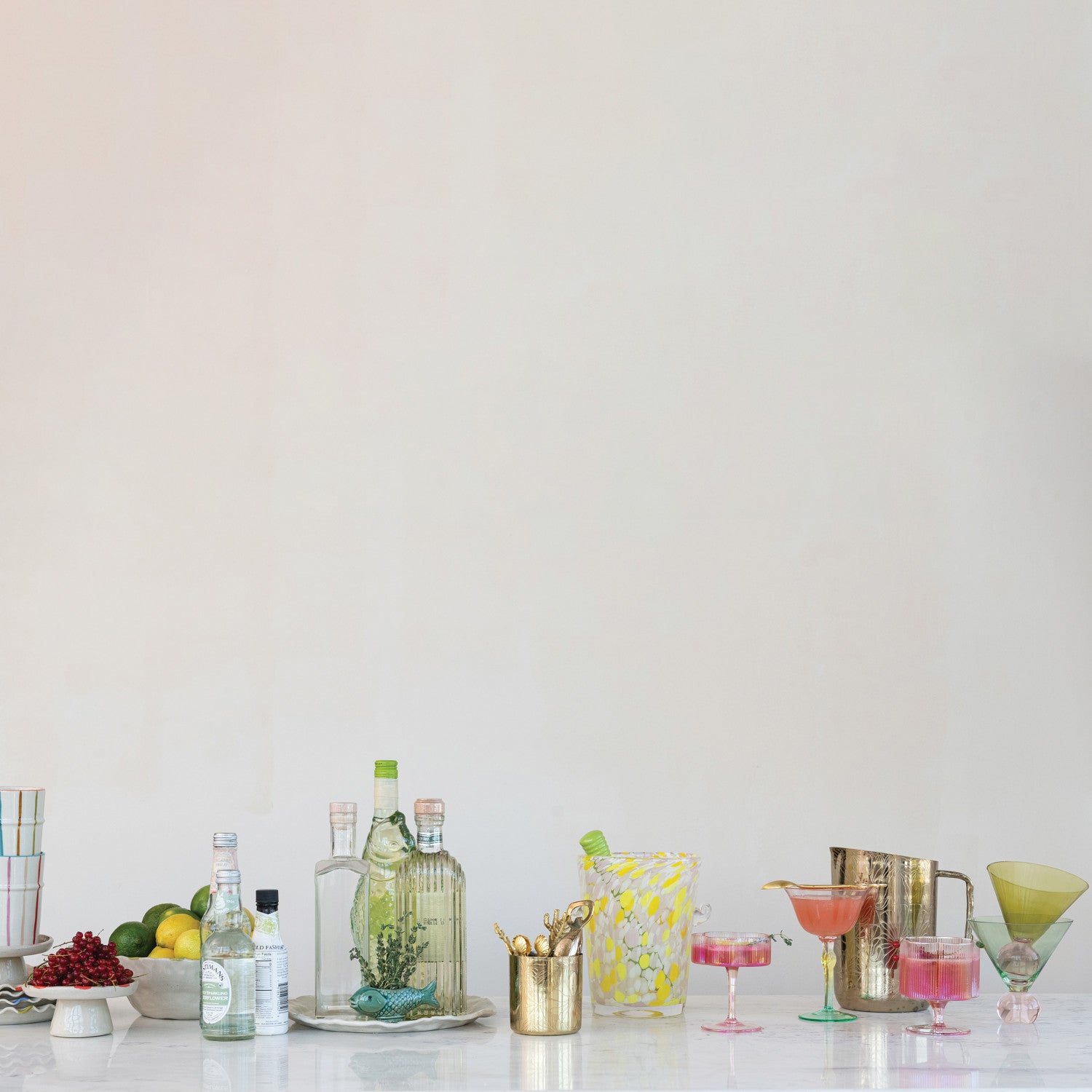 Flower Coupe wine Glass