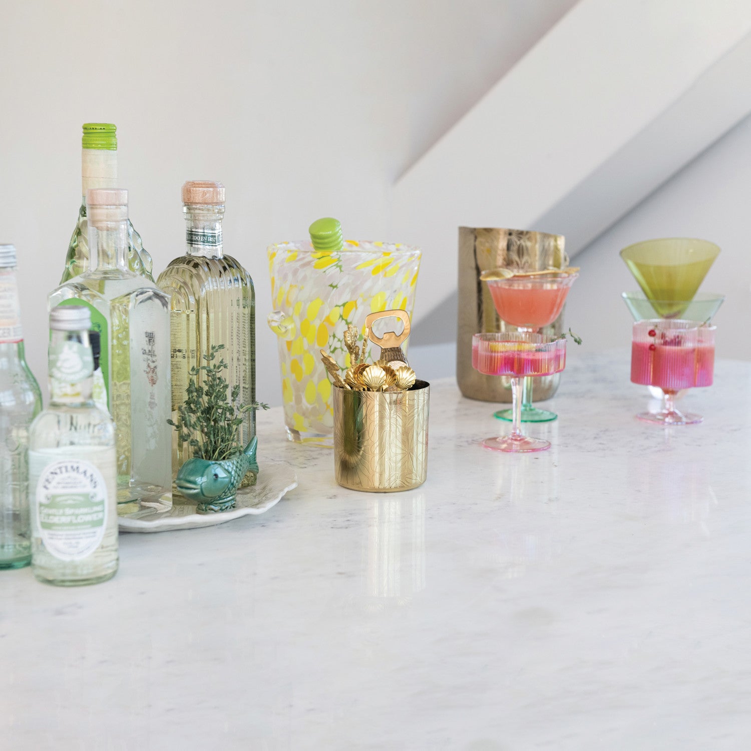 Flower Coupe wine Glass