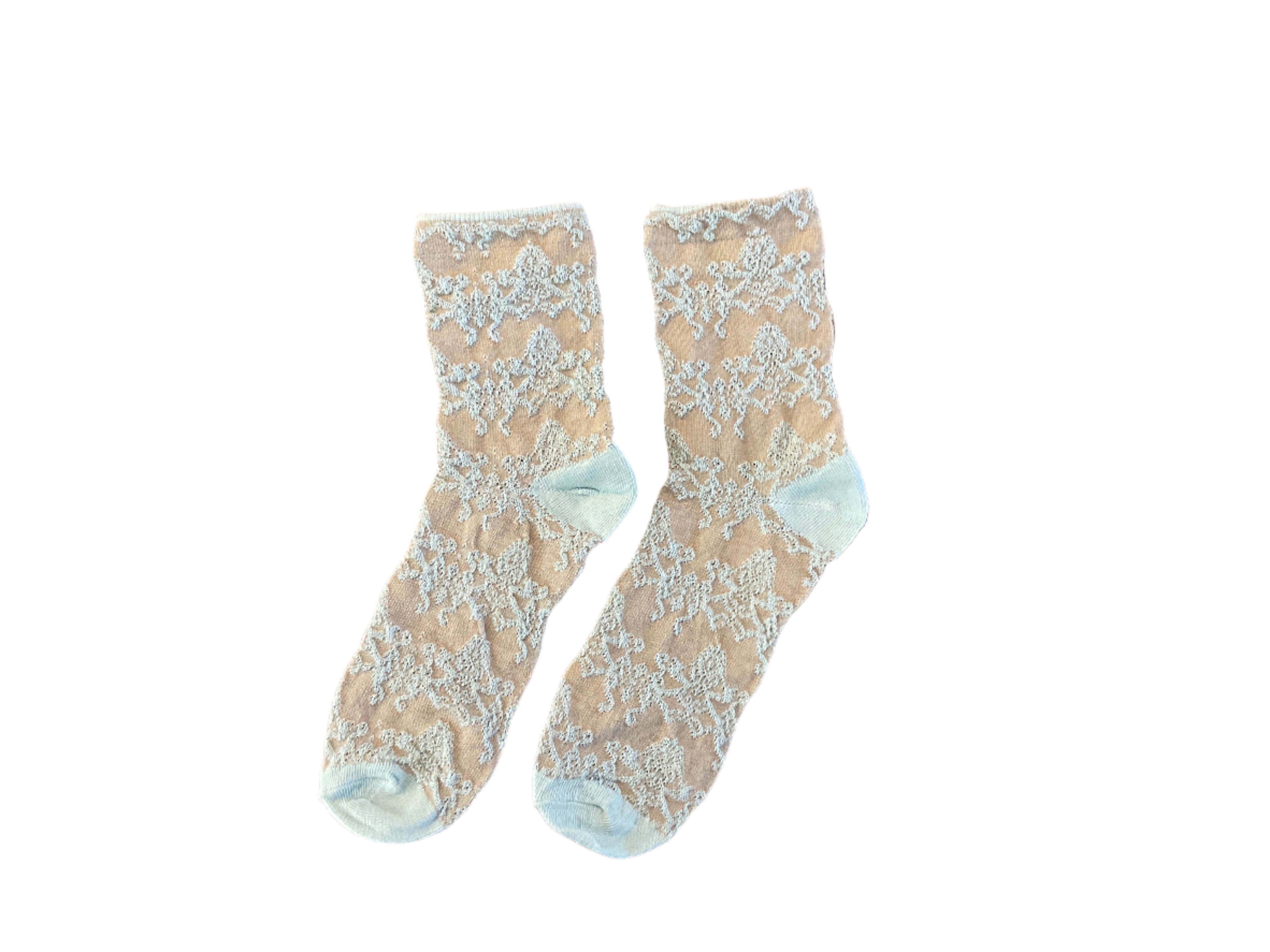 Vintage Floral Print Socks