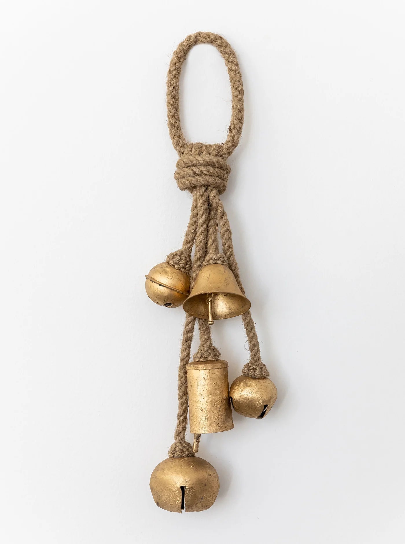 Brass Bells on Jute Hanger