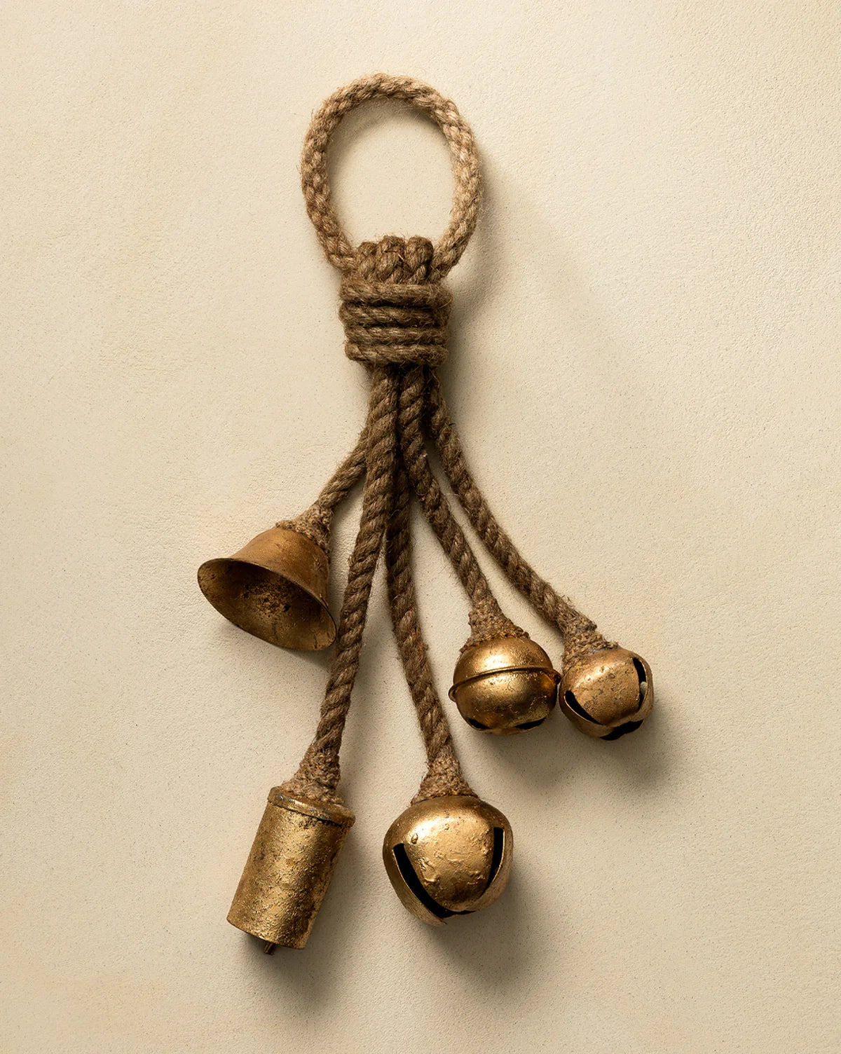 Brass Bells on Jute Hanger