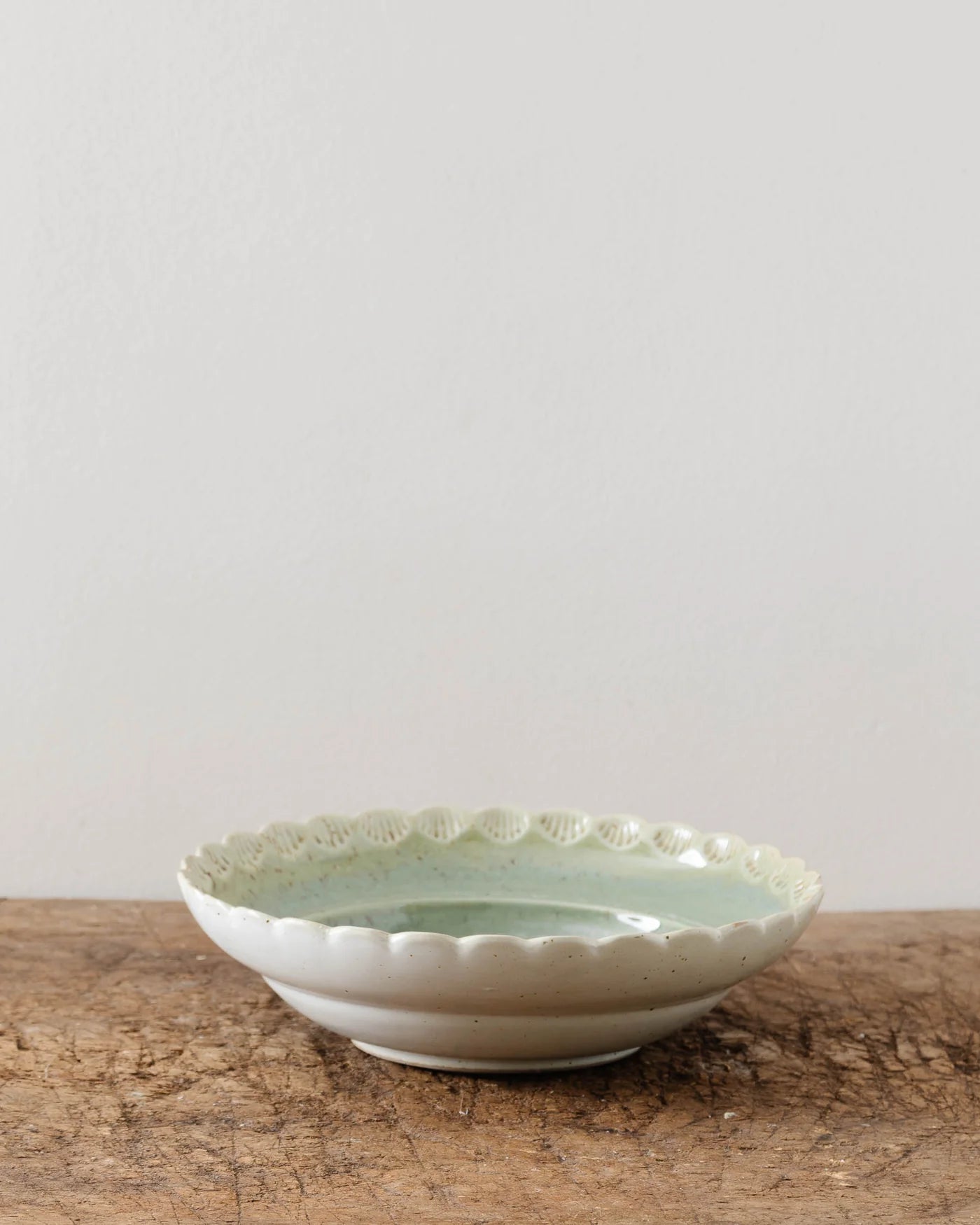 Scalloped Edge Bowl