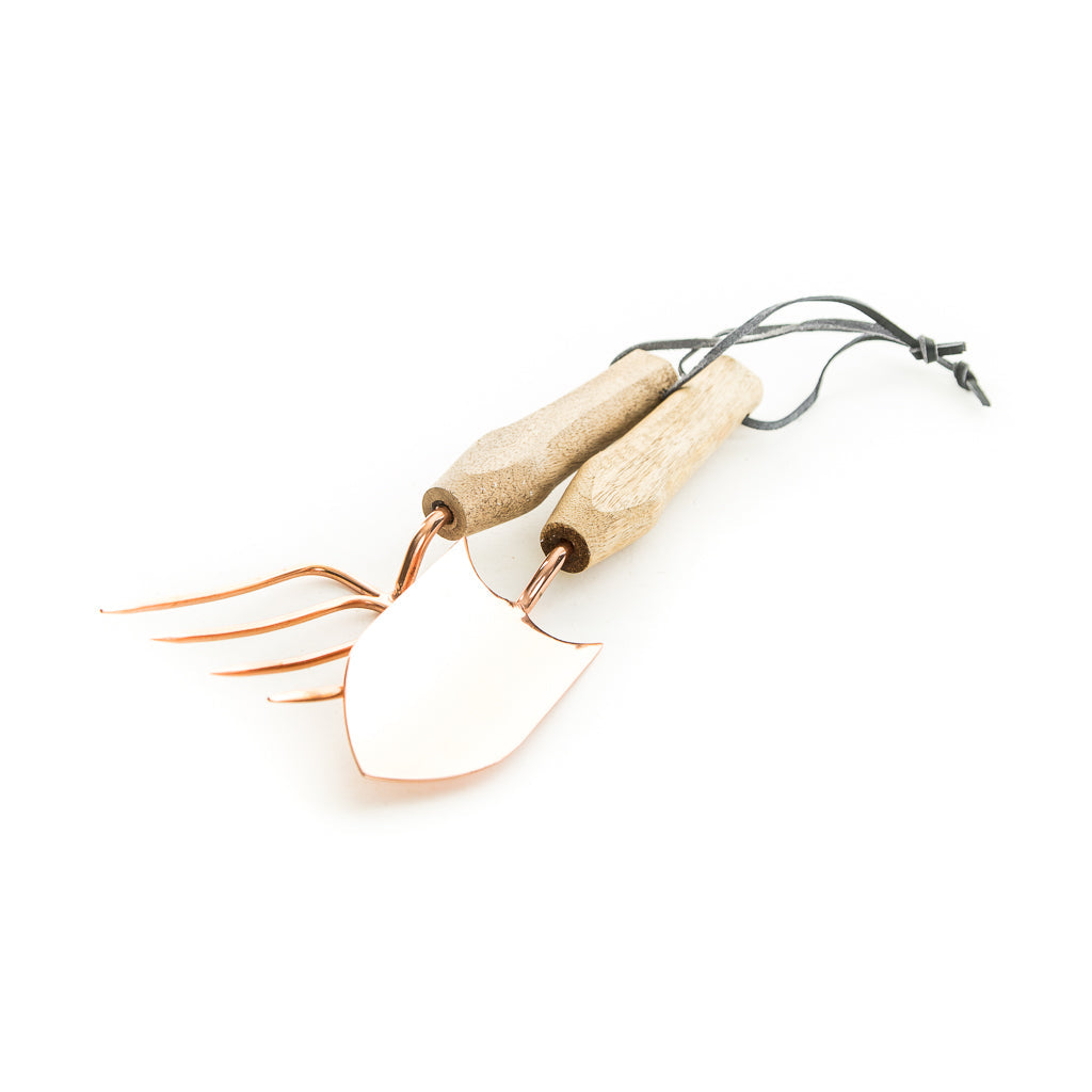 Copper Garden Tool Set
