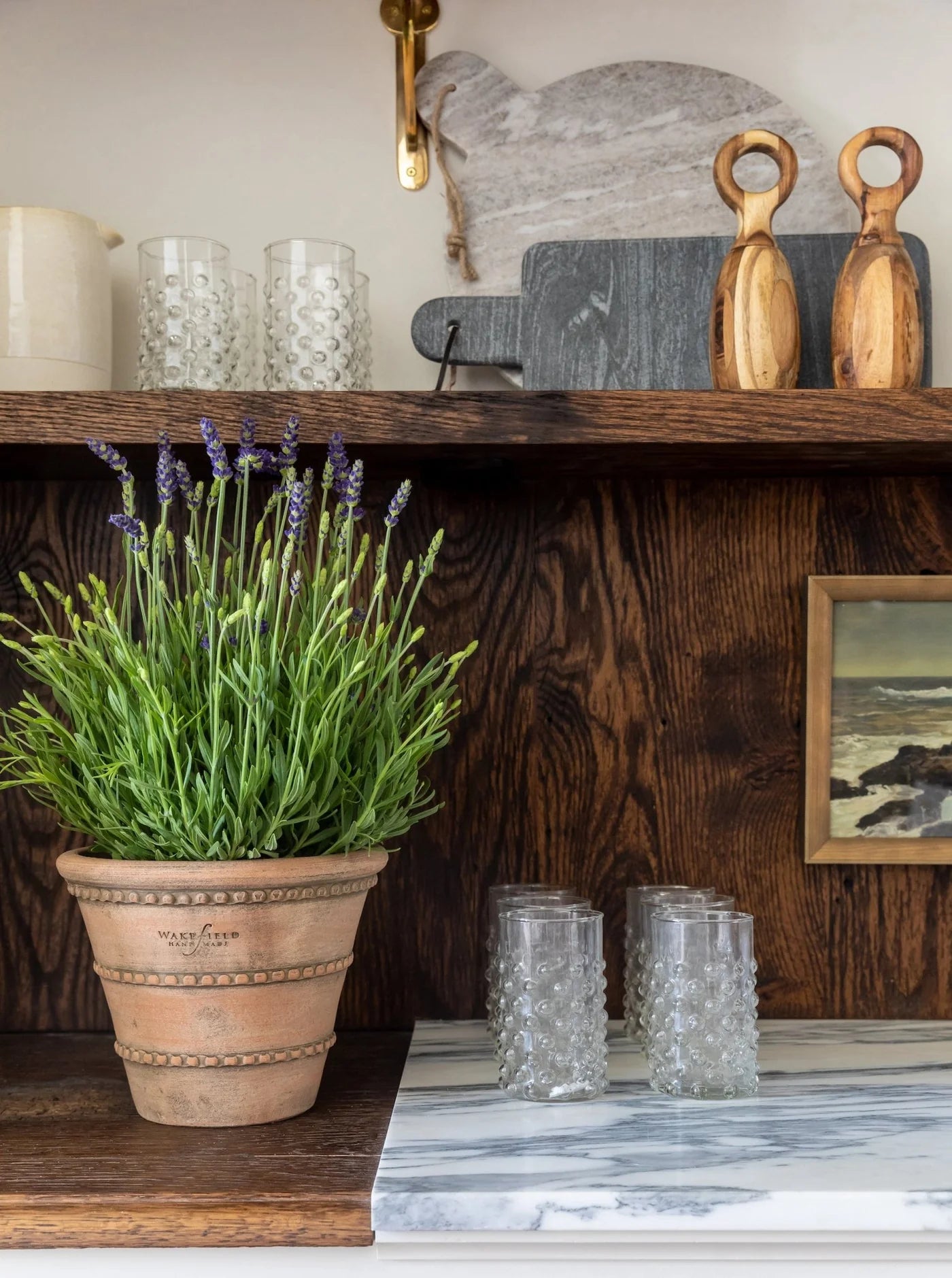 Hobnail Drinking Glass