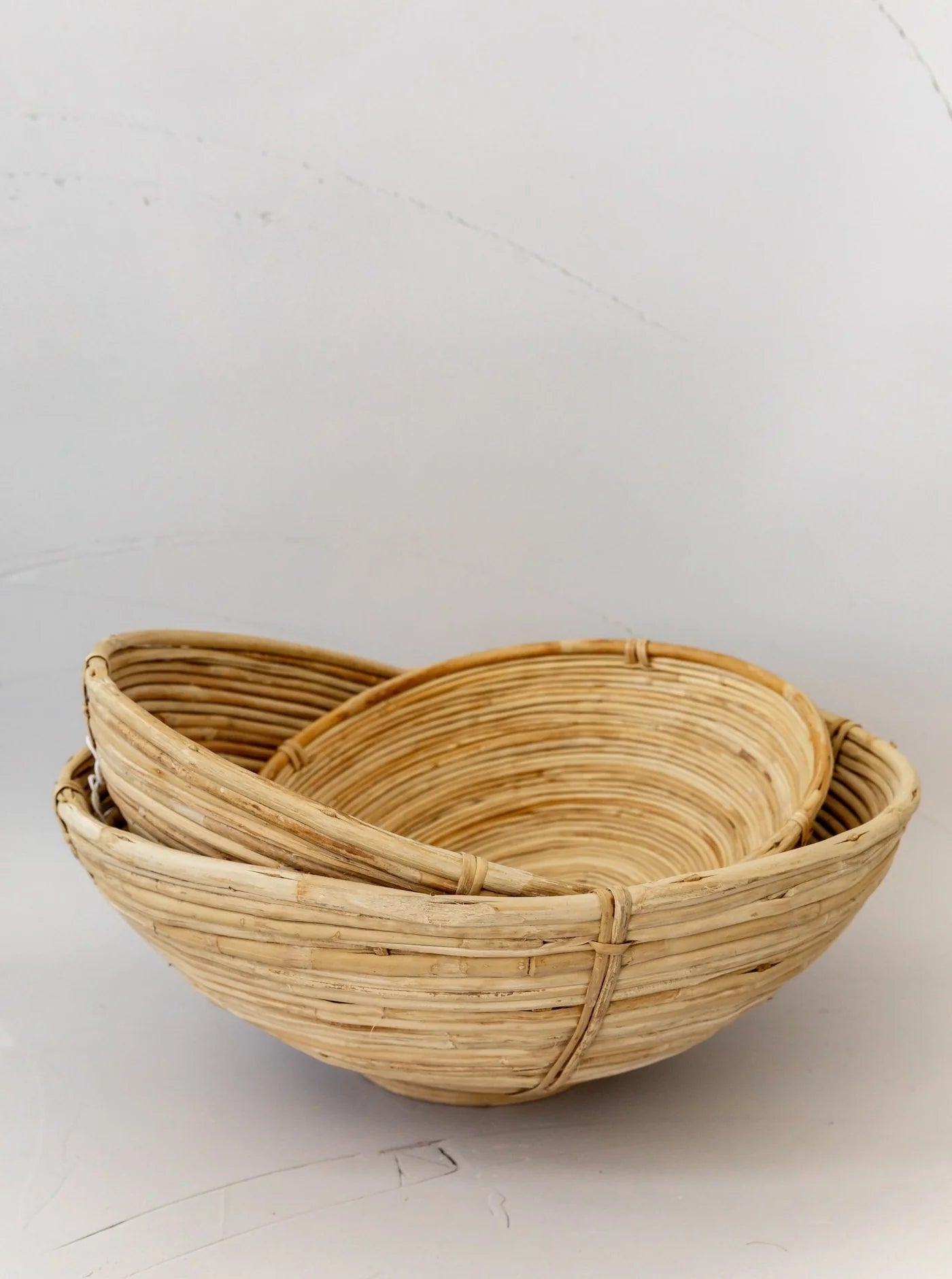 Hand Woven Cane Bowl Set