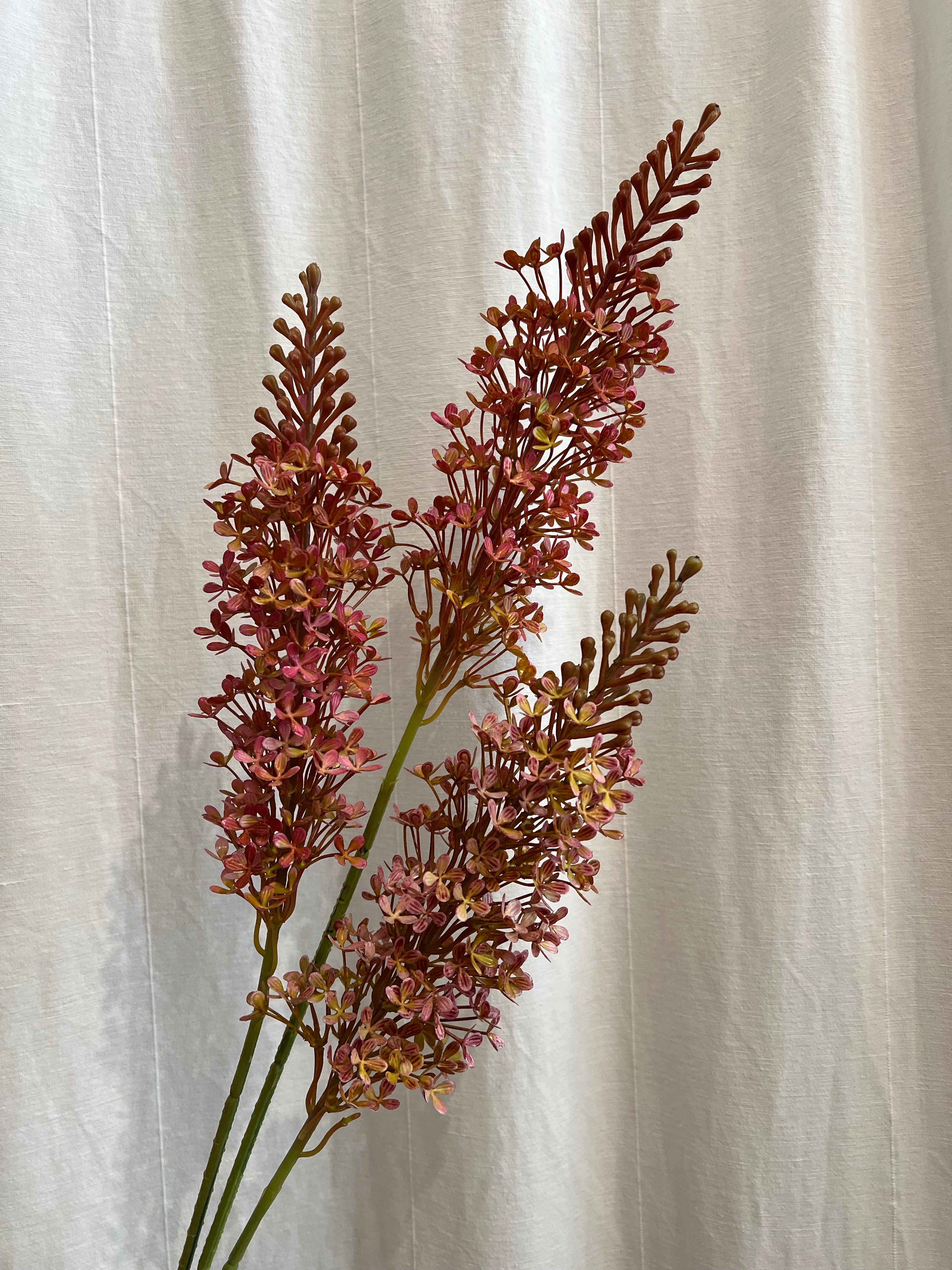 Artificial Foxtail Stem Autumn Pink