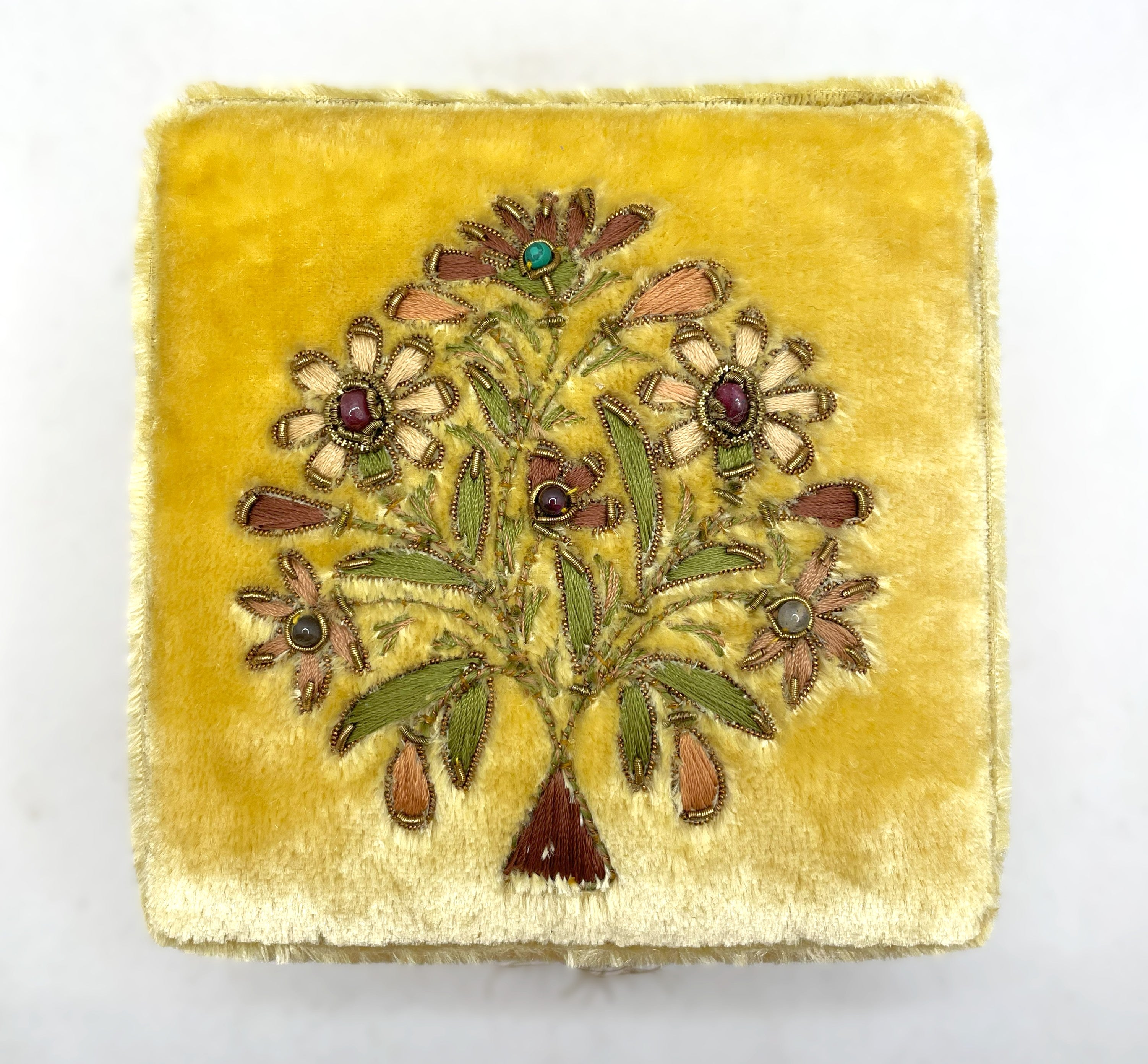 Gold Velvet Keepsake Box