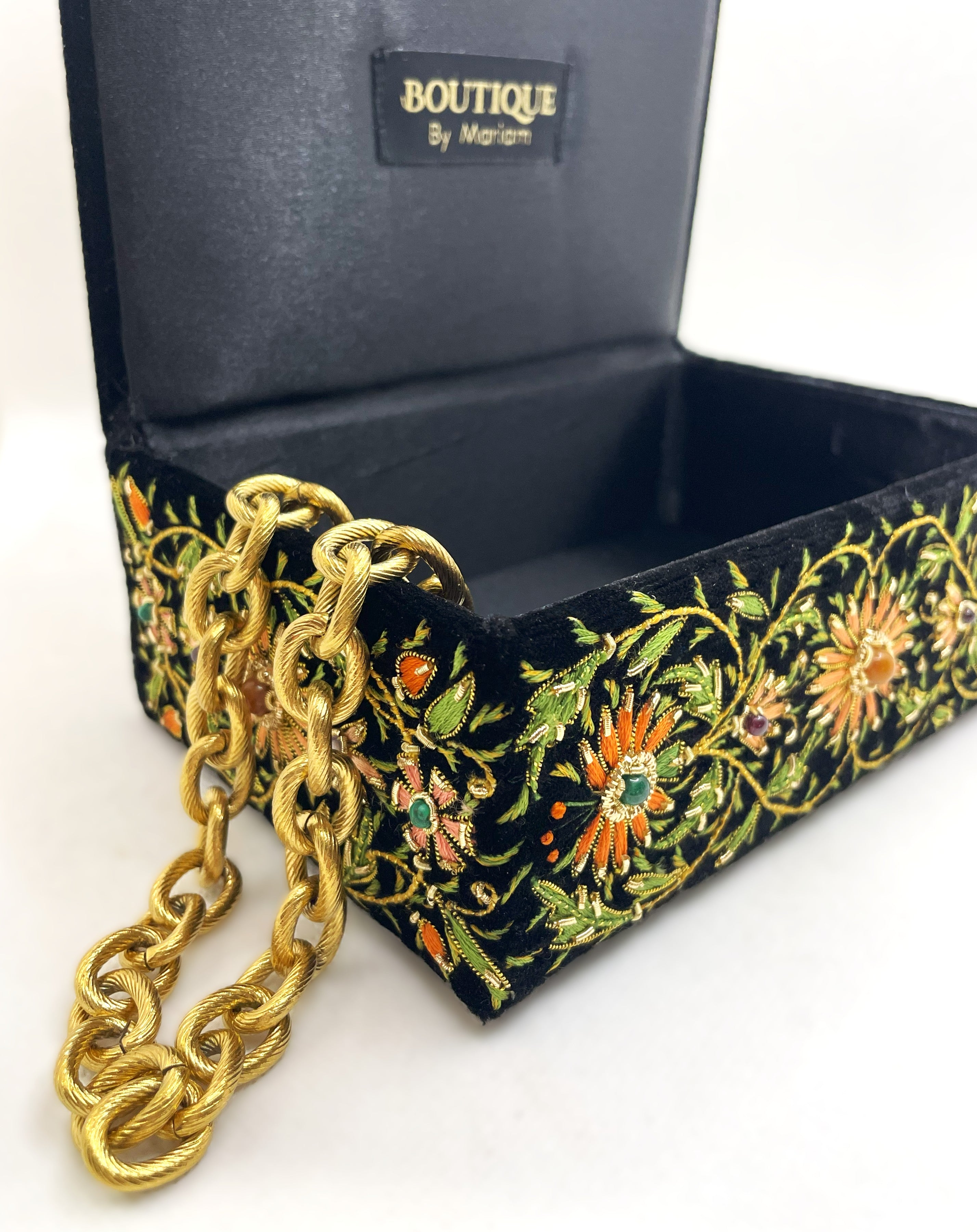 Black Velvet Keepsake Box 6" x 4"