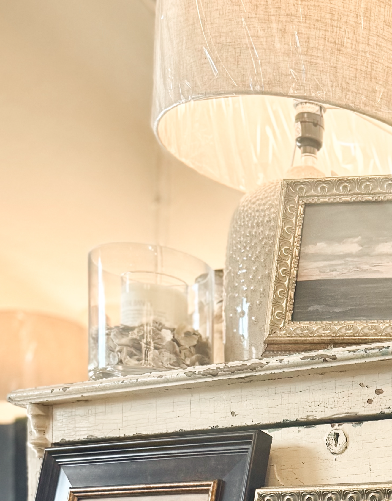 Tri-footed Glass Vase