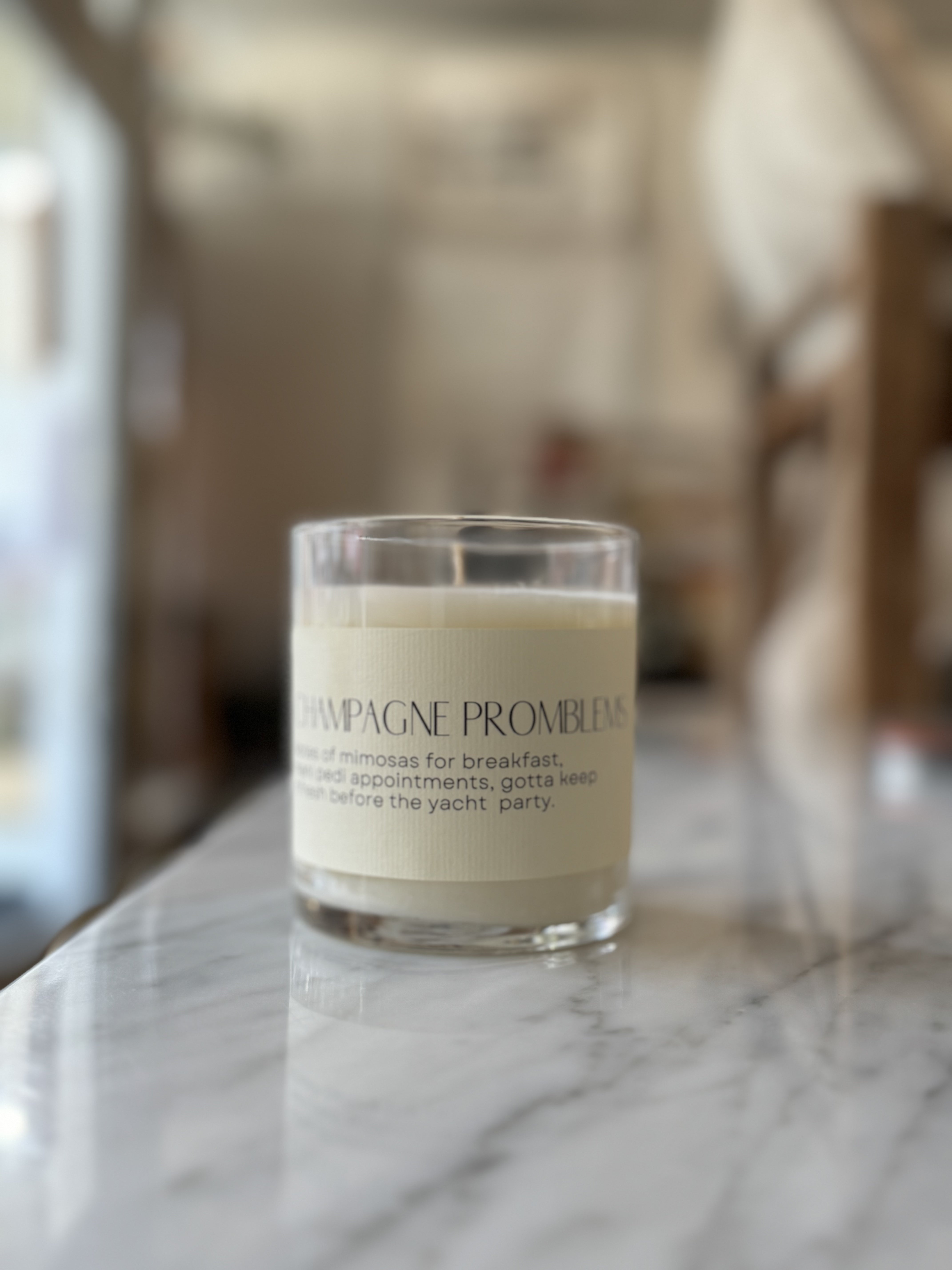 Champagne Problems Candle