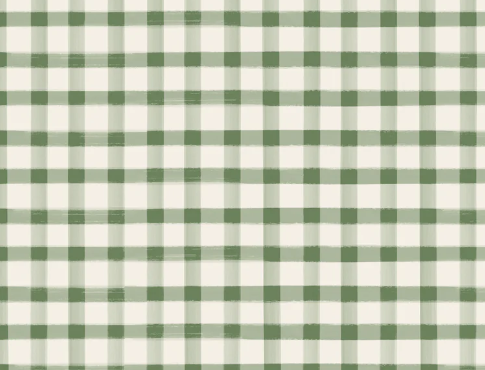 Dark Green Check Placemat