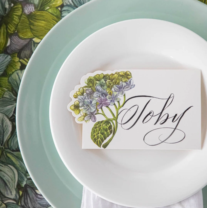 Hydrangea Place Card
