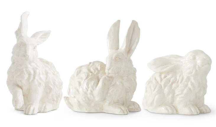 White Terracotta Bunny