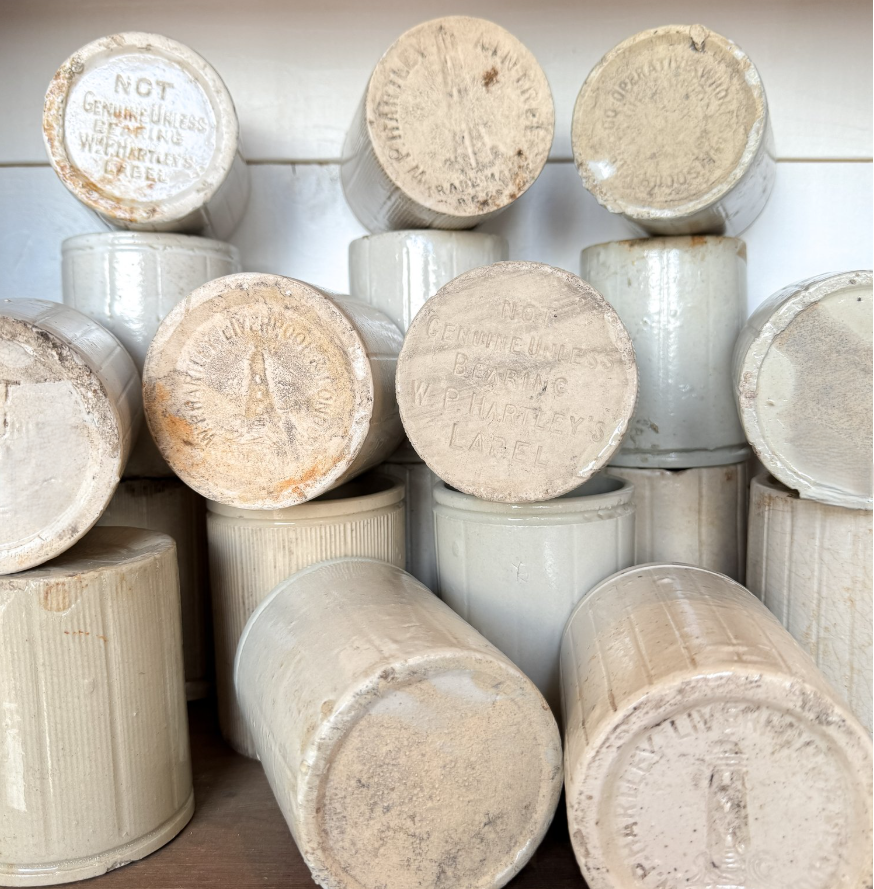 Antique Stoneware Marmalade Jar