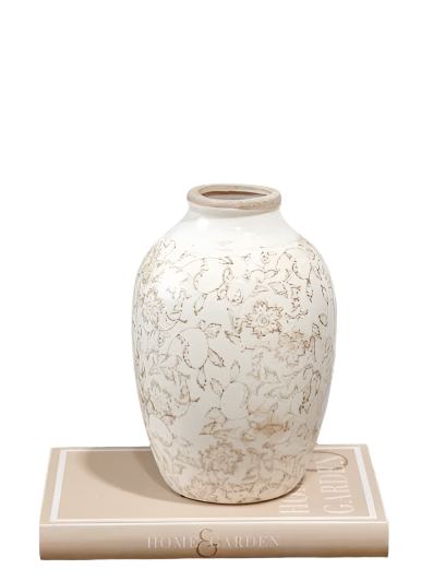 Beige Heirloom Vase