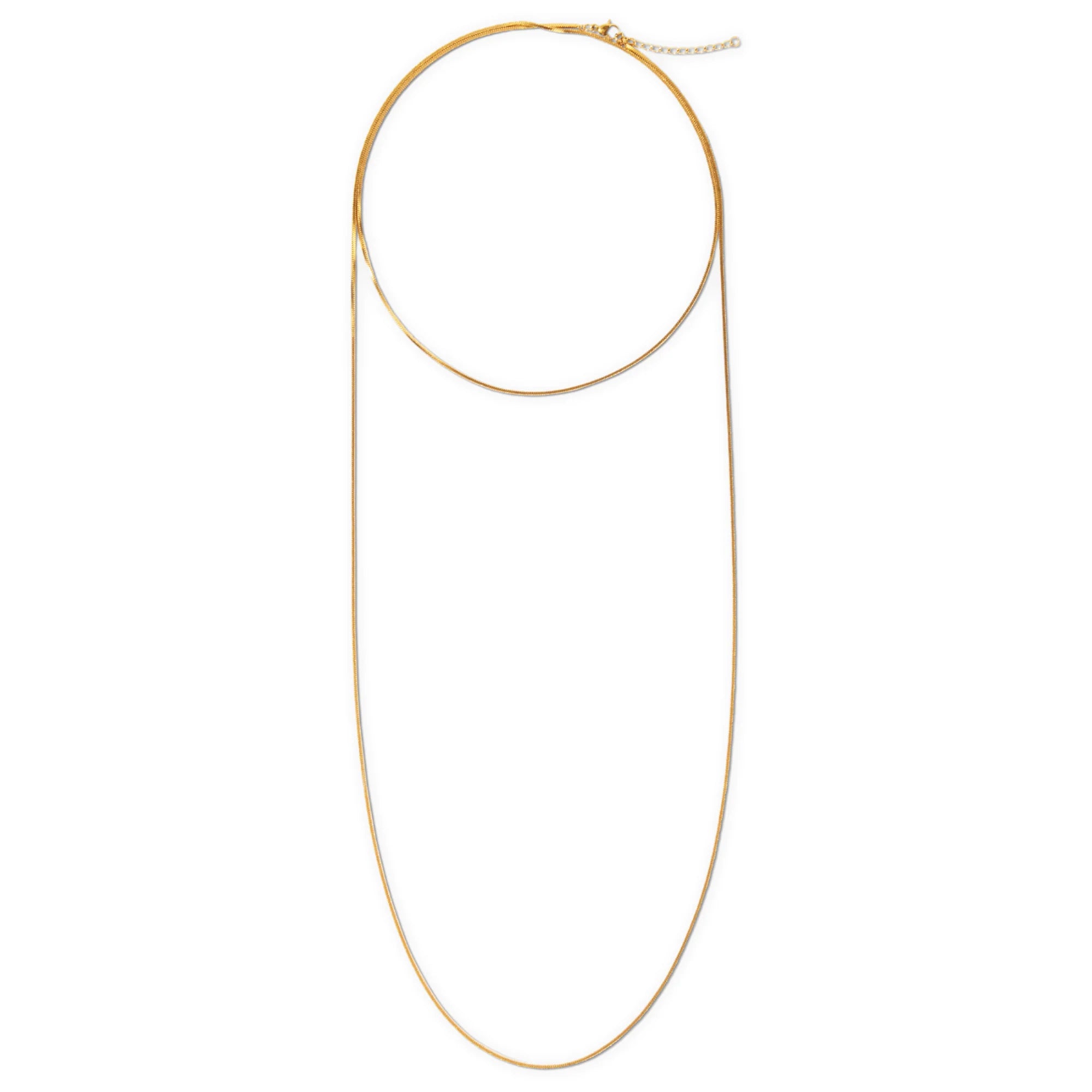 Palmer Wrap Snake Chain Necklace