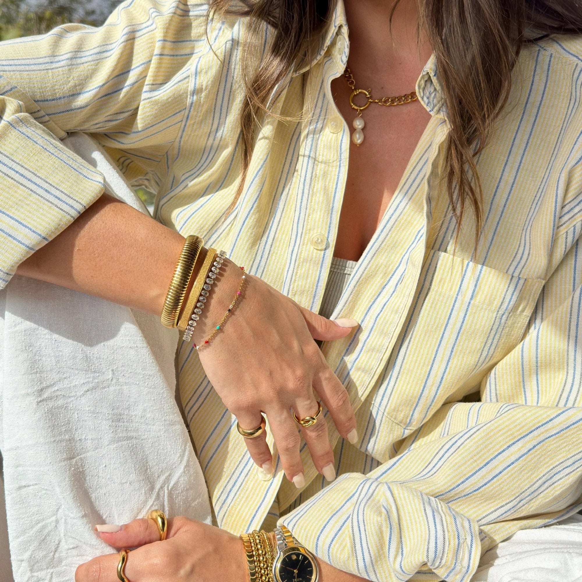 Cassidy Chunky Pearl Necklace